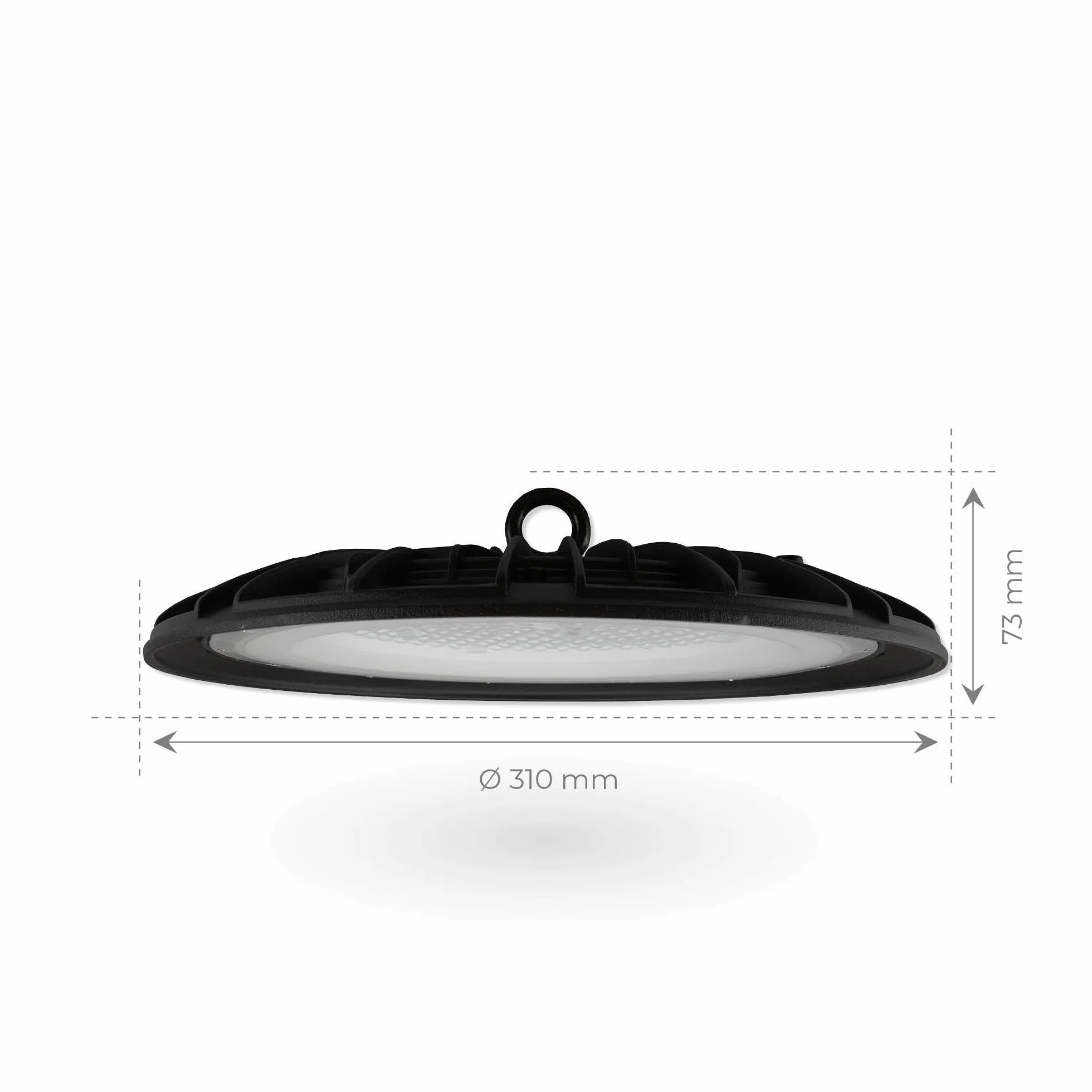 Ledvion LED High Bay Sensor Regulable 150W 110lm/W 22000Lm 6000K IP65 Lámpara UFO