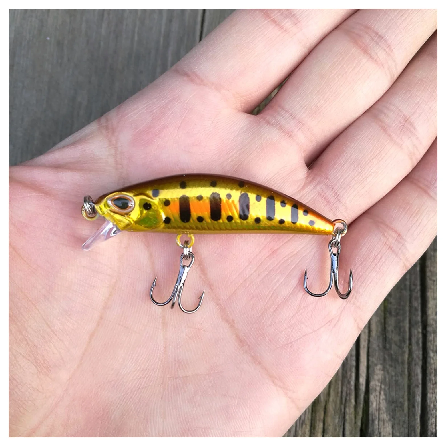 XILILHC 10 Uds Cebo Artificial Que Se Hunde Señuelos De Pesca Wobblers | Aparejos de pesca con cebo de baño de río, cebo de carpa