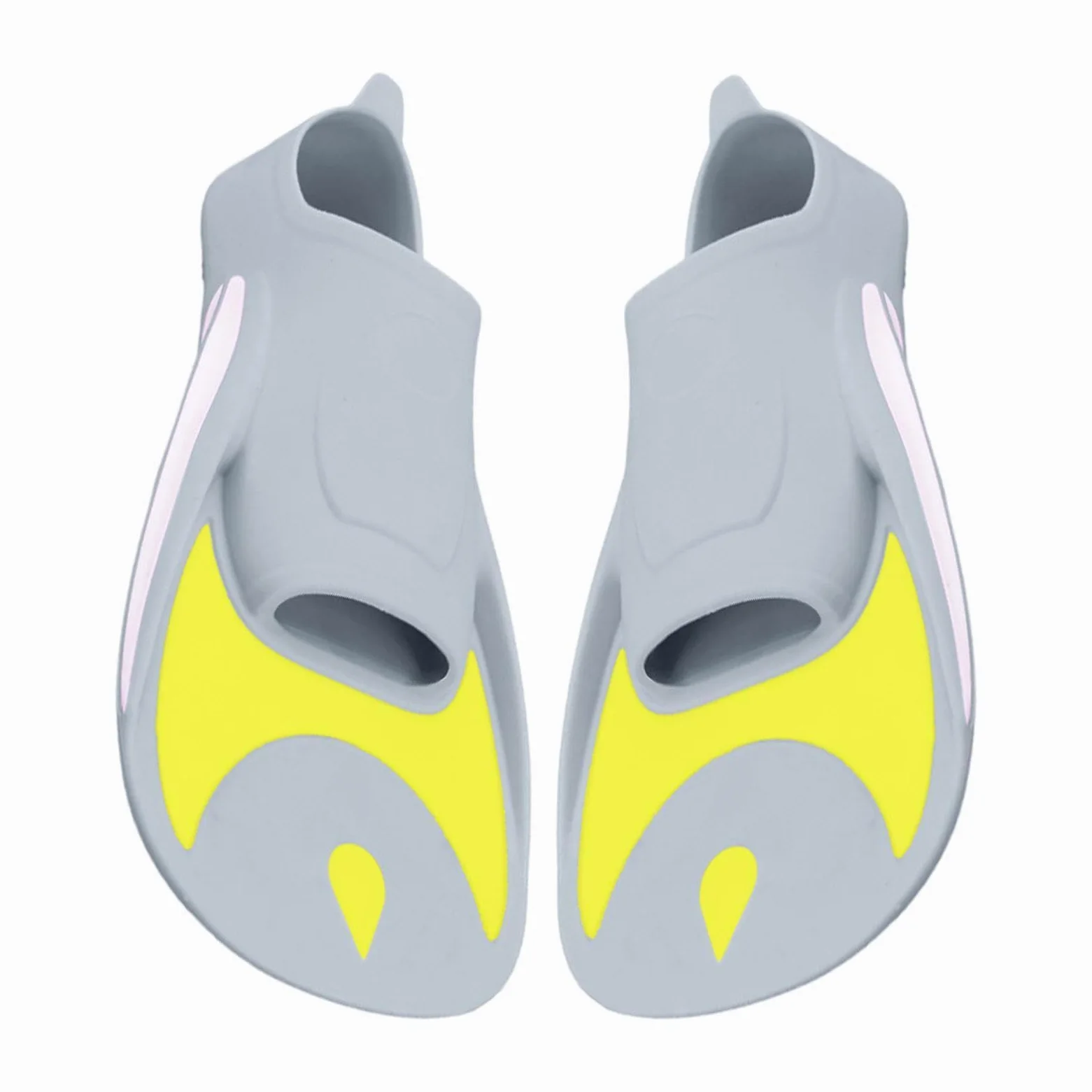 Aletas de Natación Portátiles, con un diseño ergonómico y estabilizador | Aletas cortas de natación y esnórquel Para entrenamiento, bodyboard, viaje, hombres, mujeres, niños y niñas