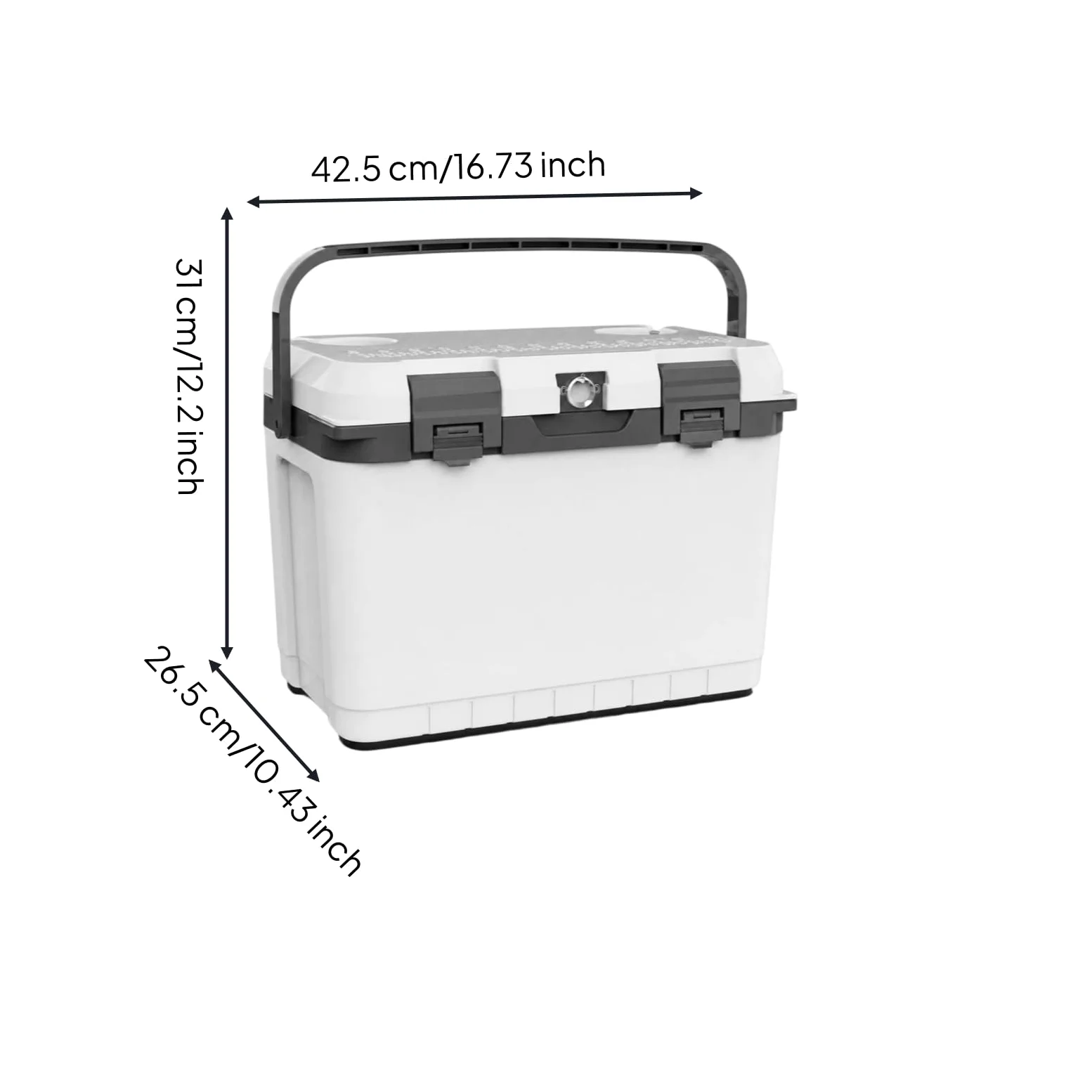 rockible Nevera Térmica con Acumuladores Frío Compacta Nevera Camping con Asa Aislada Refrigerador para Viajes en Coche