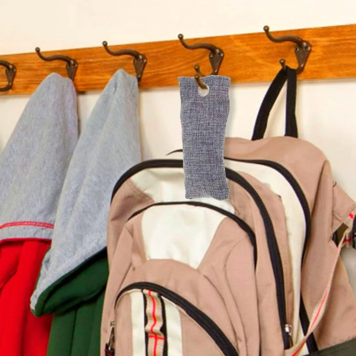 Bolsas de carbón Activado, 4 Piezas, purificadoras de Aire de carbón de bambú, ambientador Natural para Zapatos, hogar, Coche