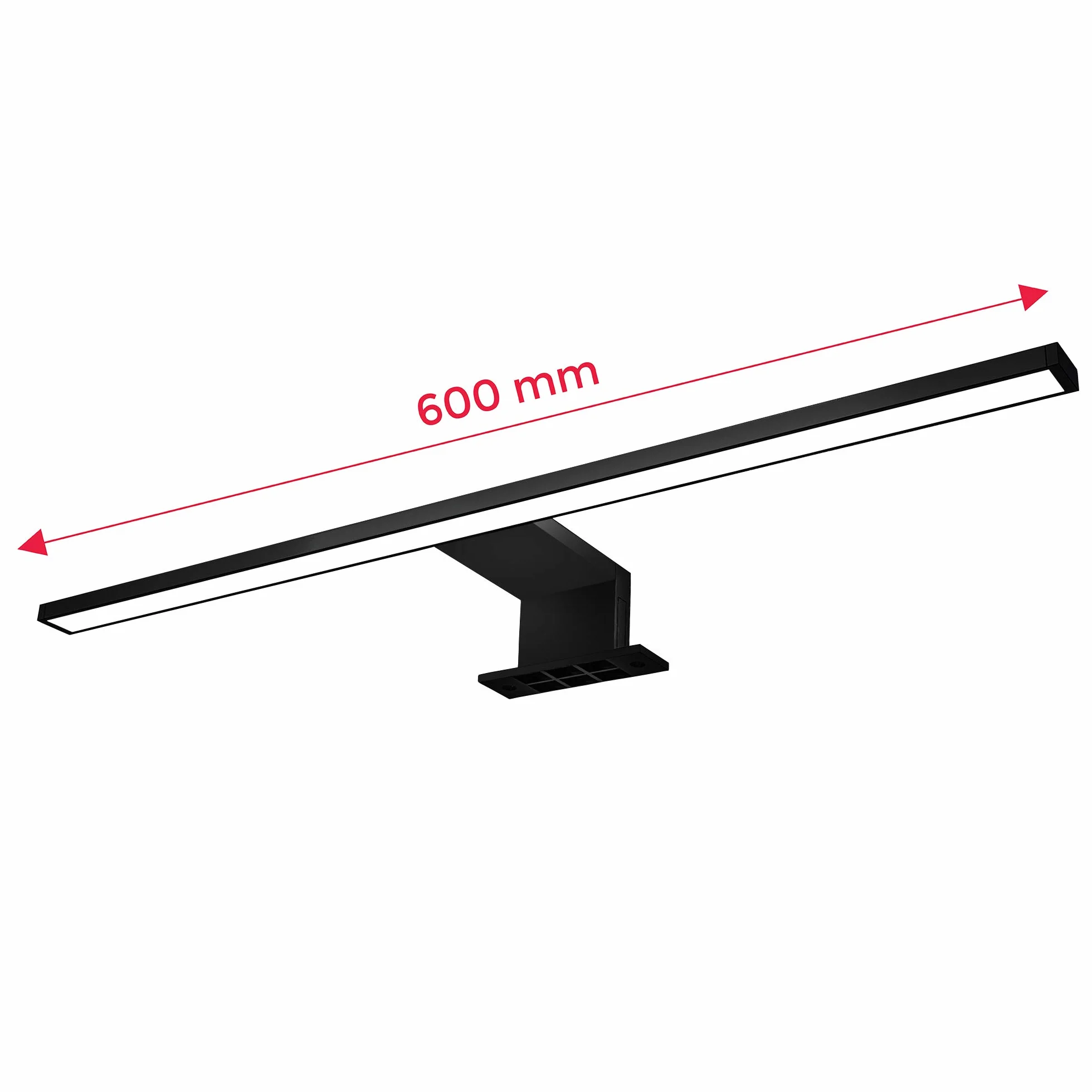 B.K.Licht Lámpara Espejo de Baño LED IP44 8W 230V 4000K 780lm 60x10.3x3.6 cm Blanco Frío