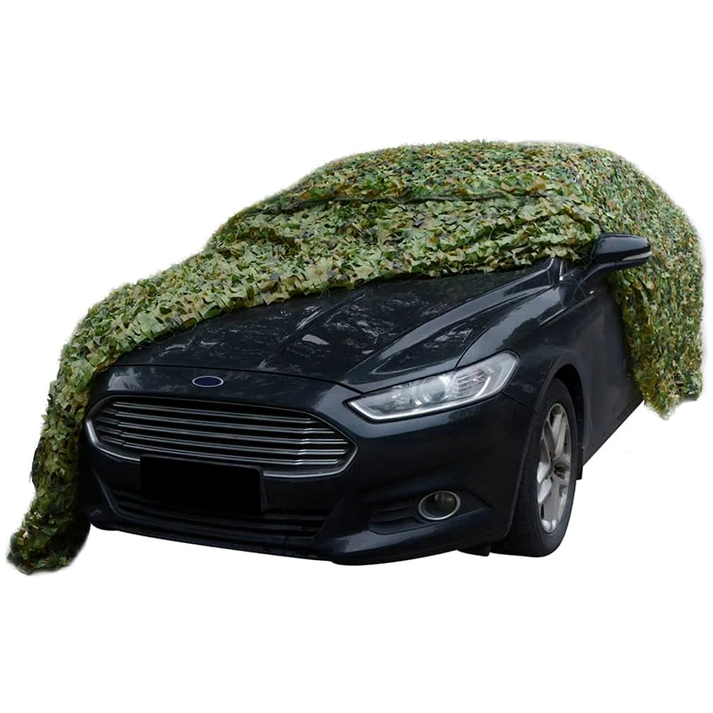 Genérico Red de Camuflaje con Bolsa de Almacenamiento Verde 5x5 m,Deportes,Actividades al Aire Libre,Caza y Tiro,Equipamiento de protección para Caza y tiro-135896