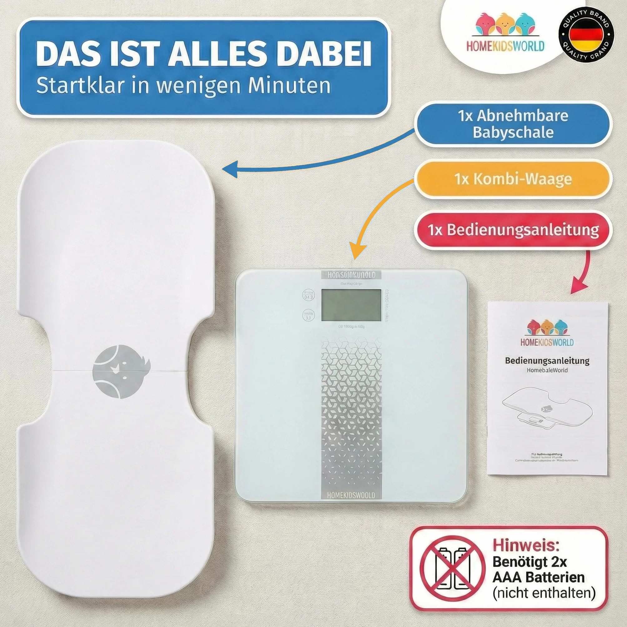 Báscula combinada para bebés y adultos HomeKidsWorld, digital 0-180 kg precisión 5 g