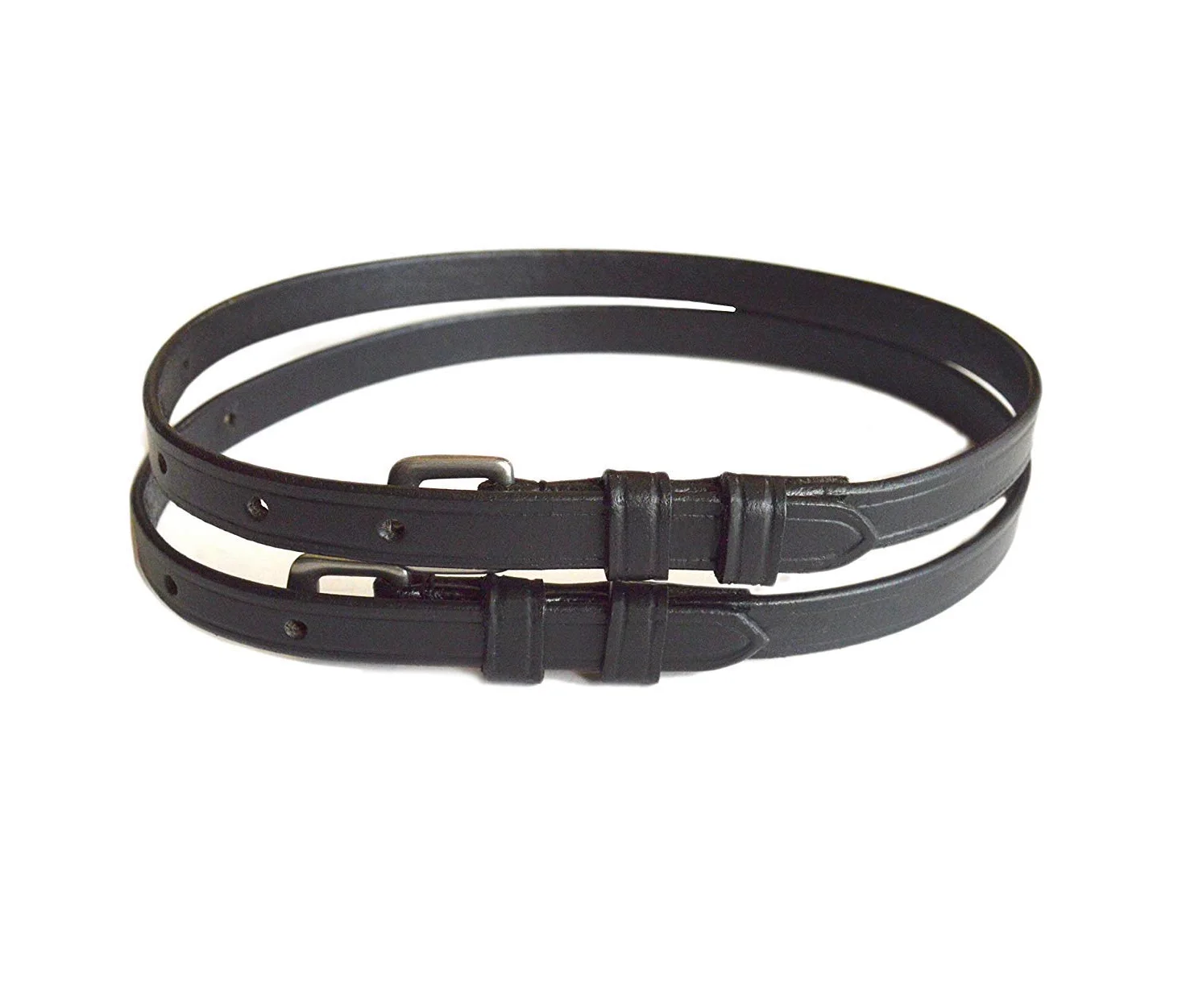 Cantidad: 50 pares de correas de cuero dobles de 45,7 cm