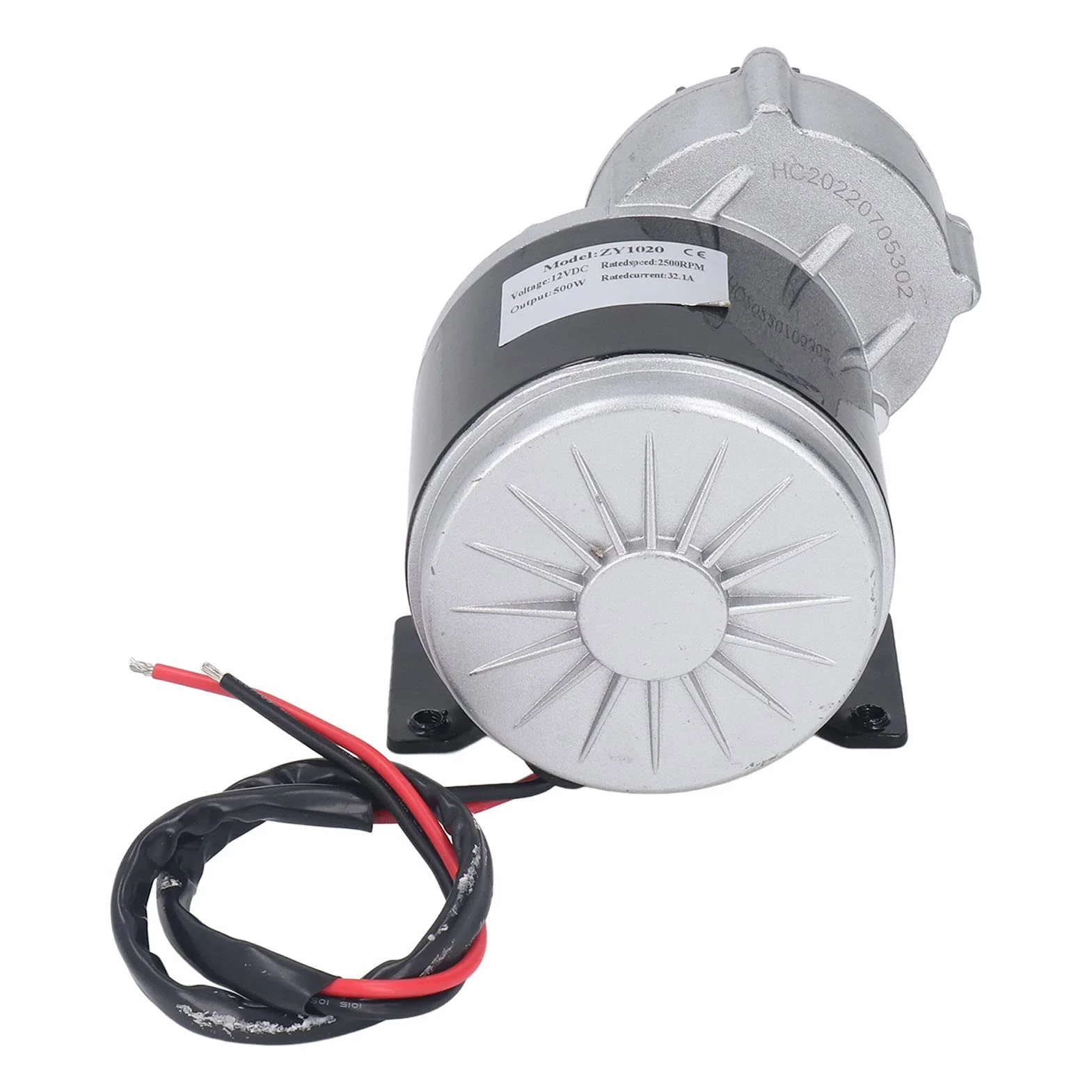 DC 12V 500W Motor Eléctrico Cepillado 16 Dientes Gear Chainwheel Alta Torsión 2500RPM Para Bicicleta Eléctrica Scooter