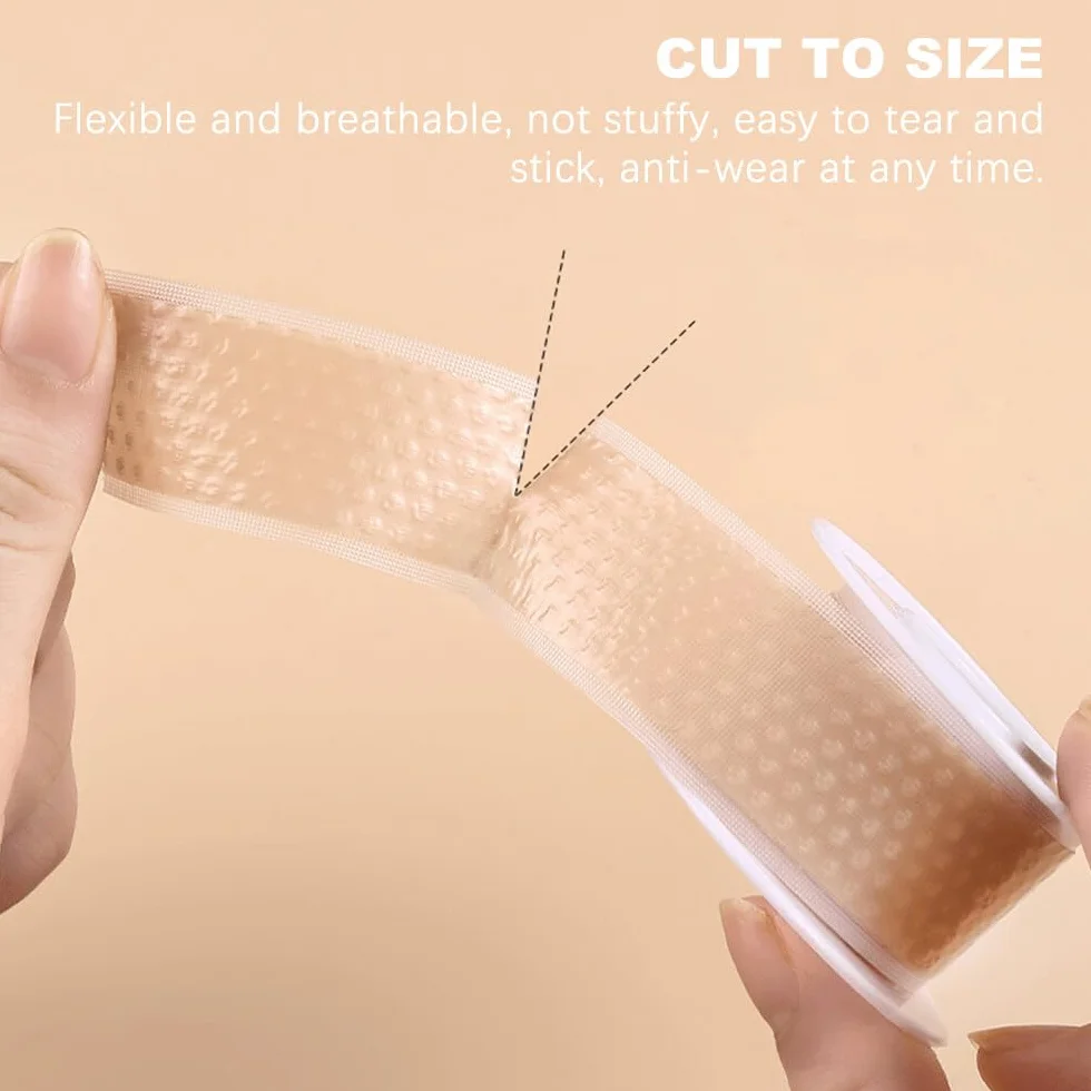Cinta para Los Pies, Cuidado de Pies Pegatina, 2 Rollos de Pegatinas Autoadhesivas Resistentes al Desgaste (2 cm x 1 m)