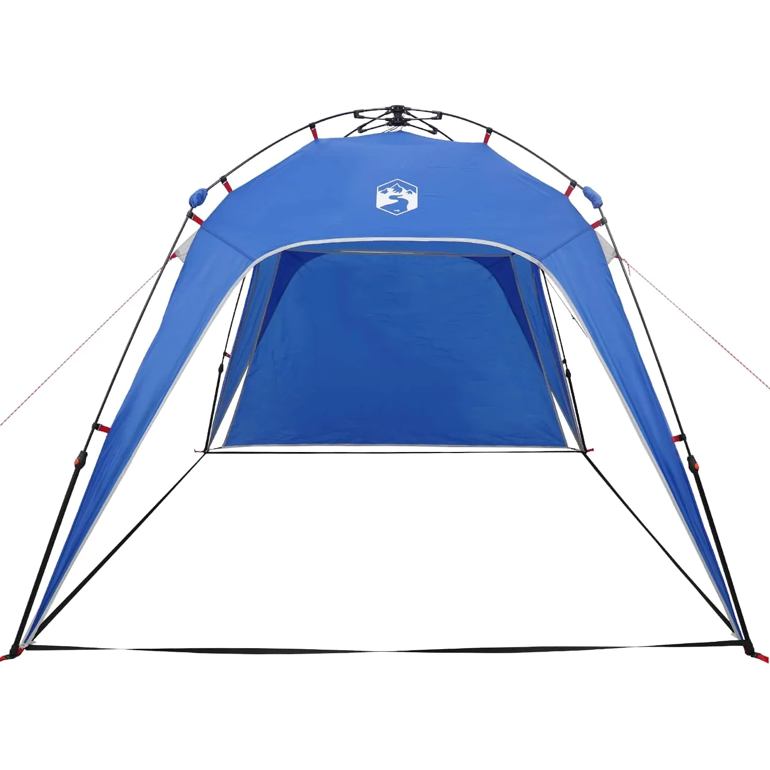 Tienda de campaña instantánea moderna para 4 personas con marco de acero resistente, práctico kit de camping que incluye cuerdas tensoras y estacas
