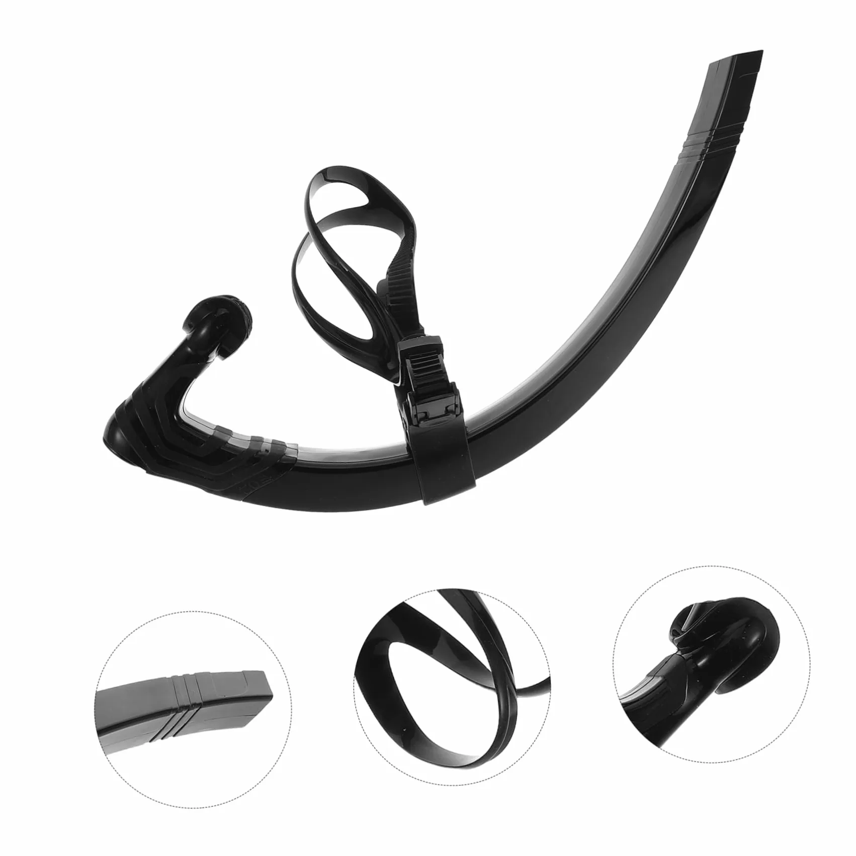 Snorkel de Buceo Boquilla de Silicona, Diseño Semiseco, Diadema Ajustable para Adultos y Principiantes en Piscinas y Aguas Abiertas