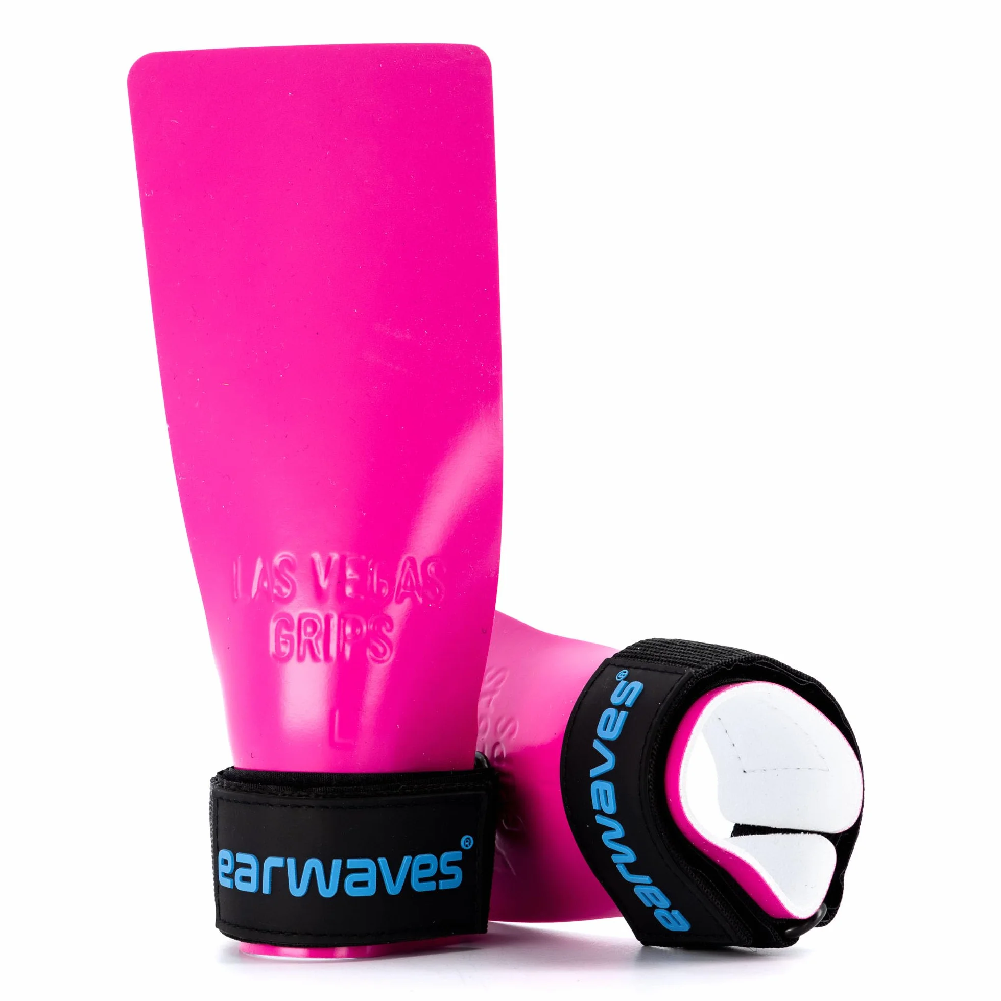 Earwaves® Las Vegas™ Grips No Chalk I Calleras Sin Magnesio I Tejido sintético Ultra-adherente Antideslizante I Más repeticiones I Atletas Ligeros I Fingerless Sin Agujeros