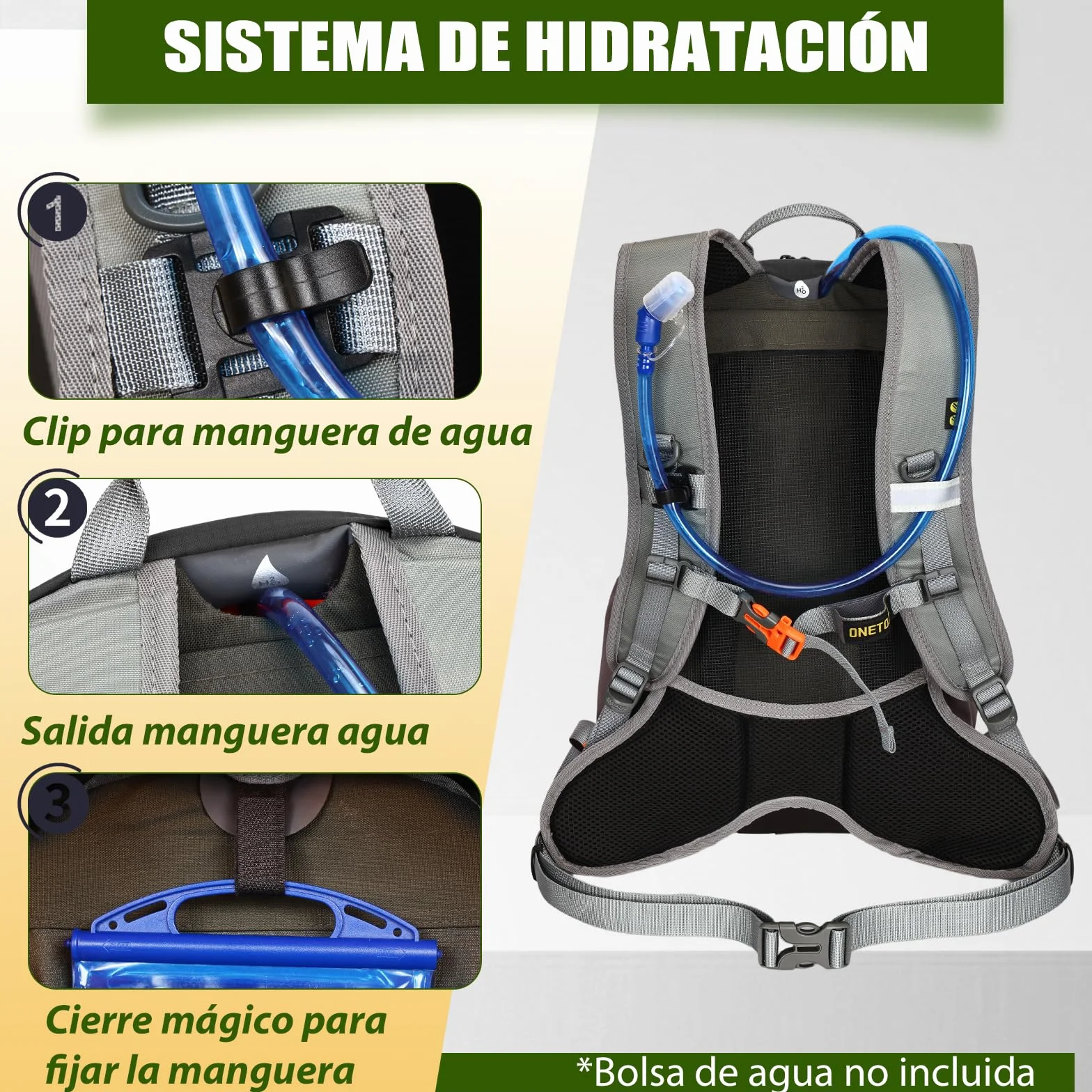 Local Lion Mochila de Ciclismo 20L/30L Montaña Senderismo Macutos Trekking Camping al Aire Libre Nylon con Cubierta de Lluvia para Hombres y Mujeres