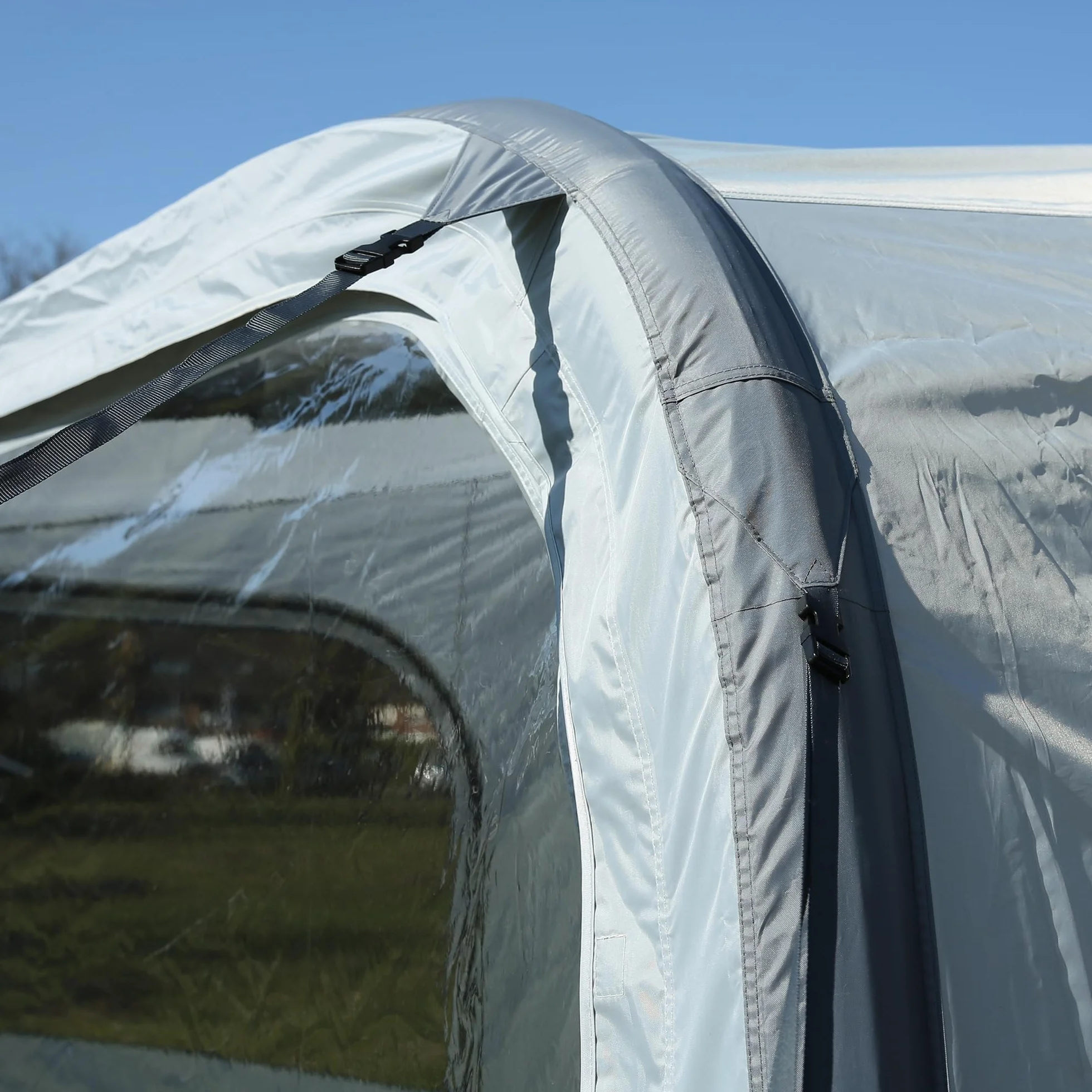 your GEAR Brela Air 360 – Tienda de campaña de aire para Hobby Beachy Caravan – Parasol y toldo para caravana con listón – UV 50+ (para Beachy 360)