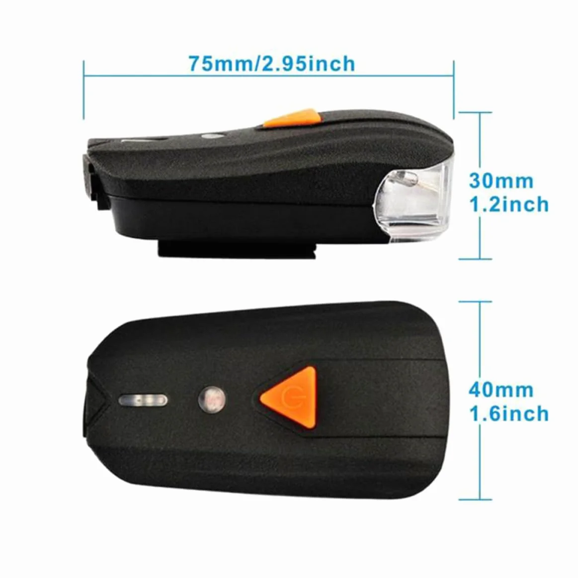 Juego de Luces para Bicicleta Delantera y Trasera Recargable USB Luz LED Super Brillante y Larga Duración para Ciclismo Nocturno y Diferentes Condiciones Climáticas