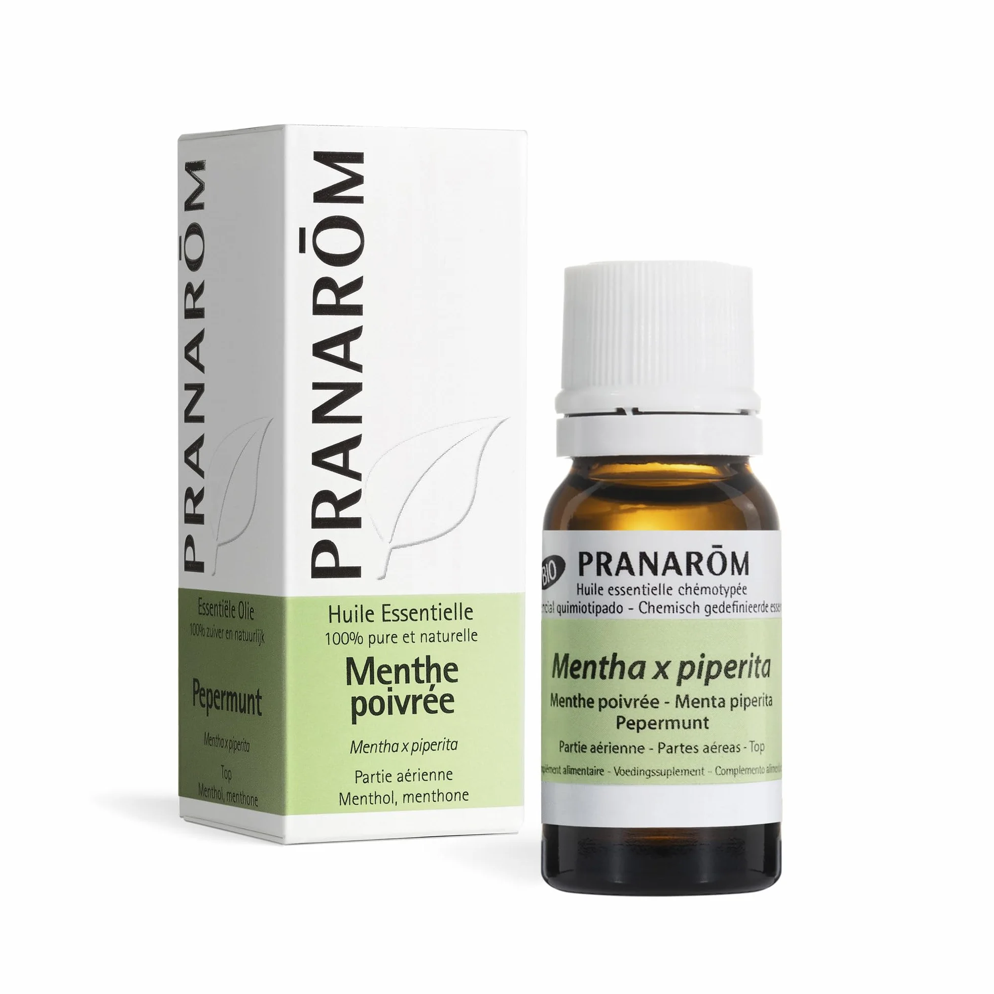 PRANARÔM Aceite Esencial Menta Piperita BIO HECT 100% Puro Natural 10 ml