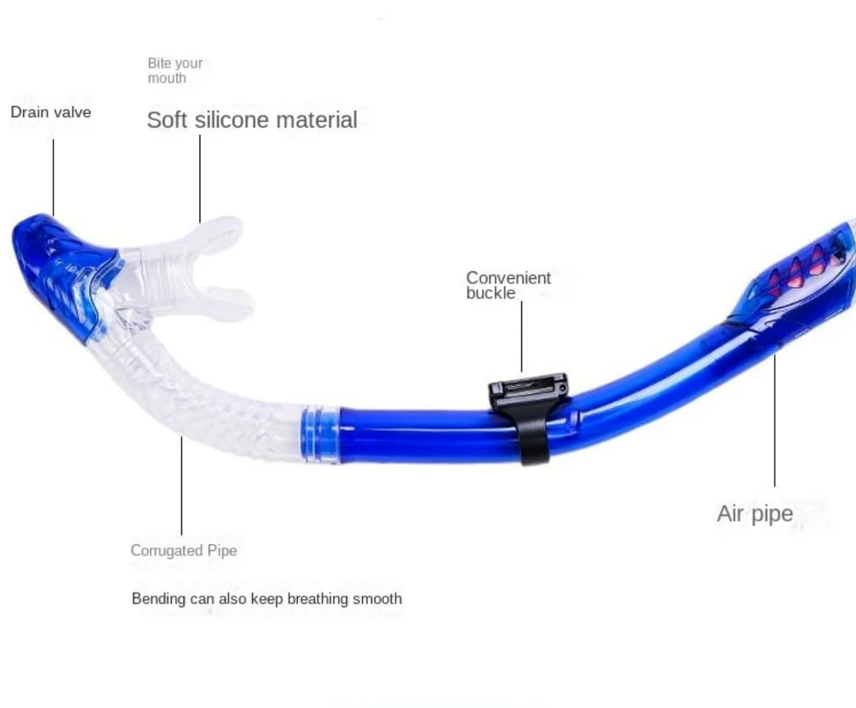 Máscara Snorkel Máscara Buceo Premium Snorkel Set Máscara De Buceo para Adultos Natación Gafas Dry Equipo de Snorkel