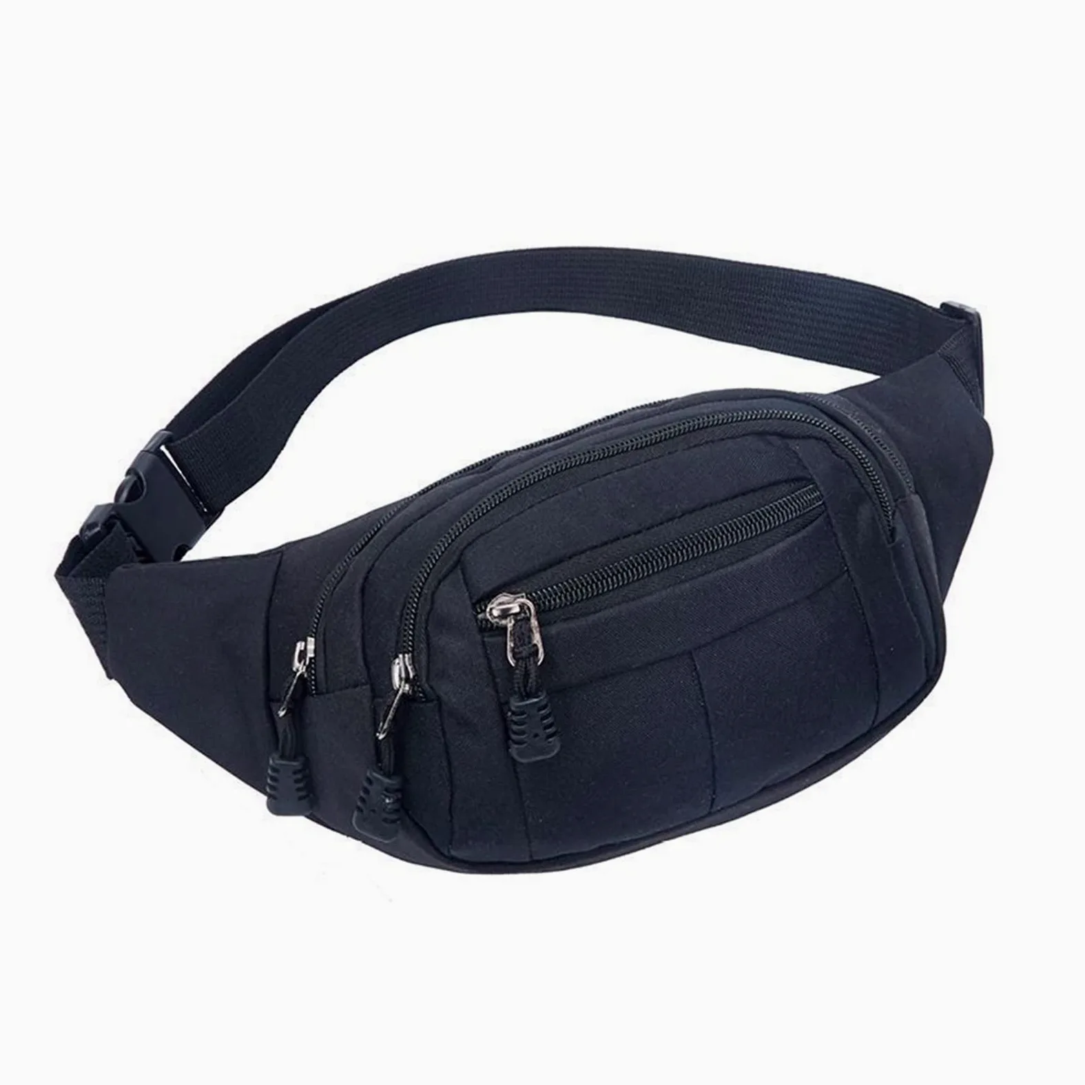 Mujeres de la Cintura Bag Pack Casual Functional Money Cinturón Bolsa Deporto Running Canvas Bag Bag Fanny