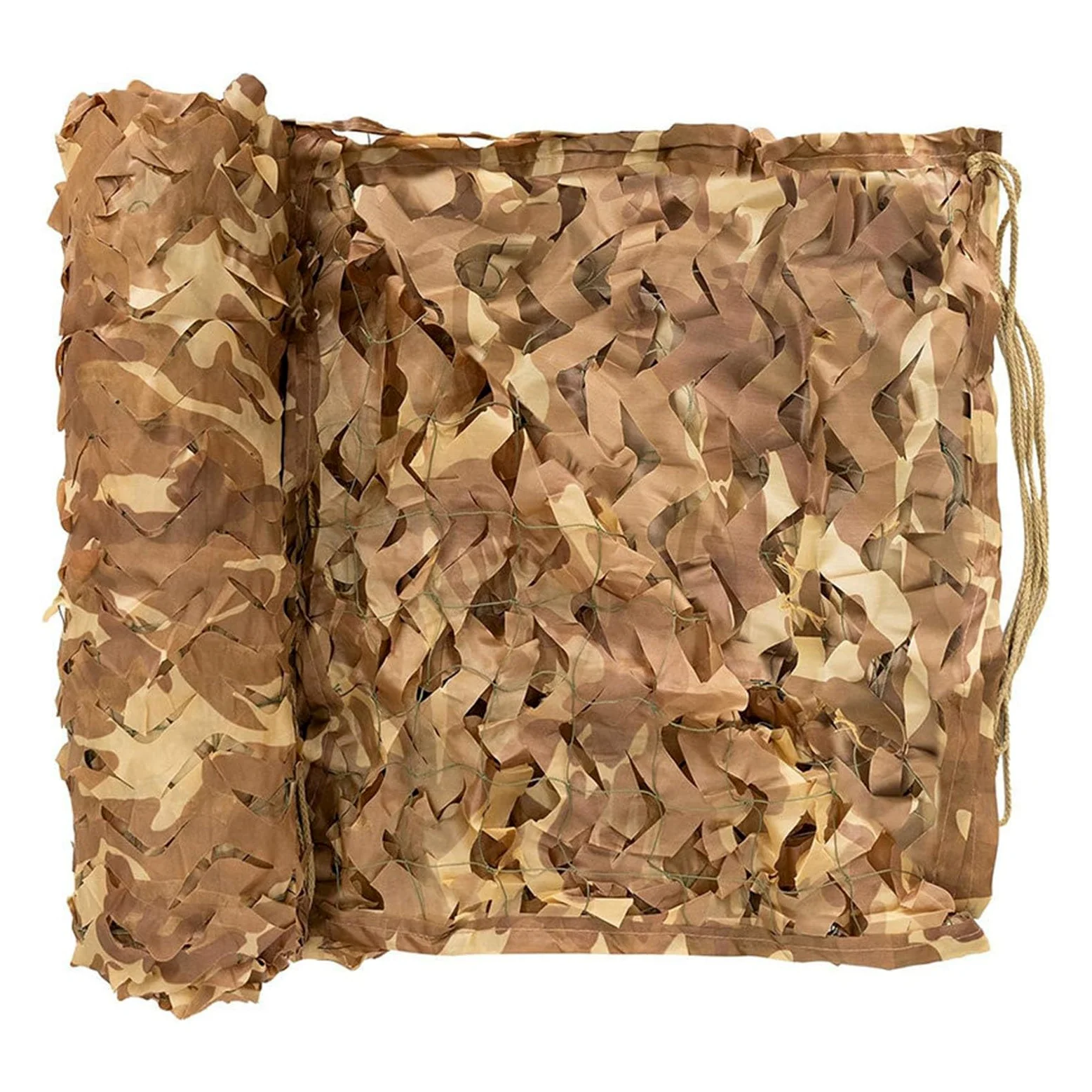 Malla de Camuflaje desértico para protección Solar, Lona Caza, Resistente a desgarros, Color Amarillo, Actividades al Aire Libre, Acampada, observación Aves y Caza(5x8m(16.4 * 26.2ft))