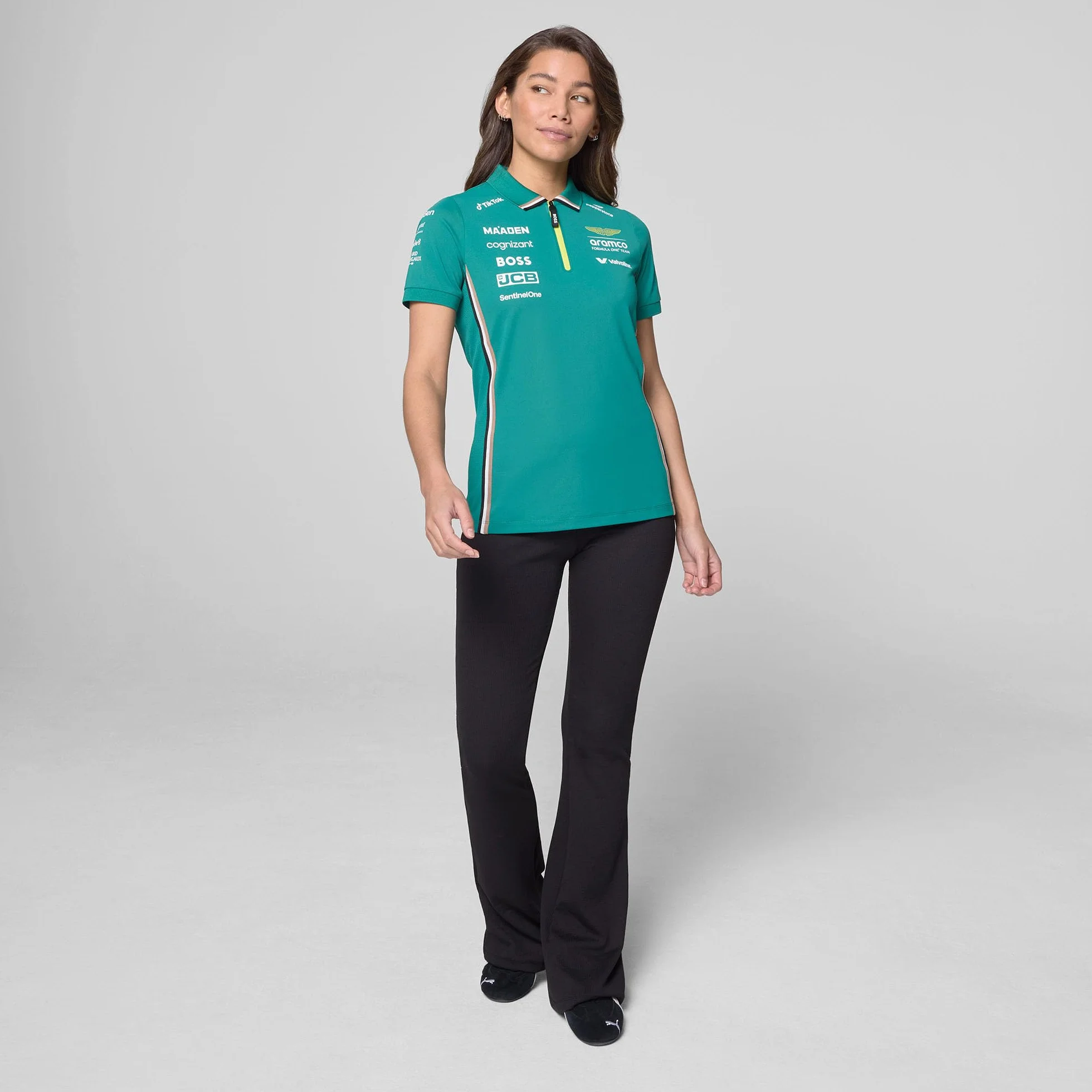 Aston Martin F1 2025 Polo del Equipo para Mujer