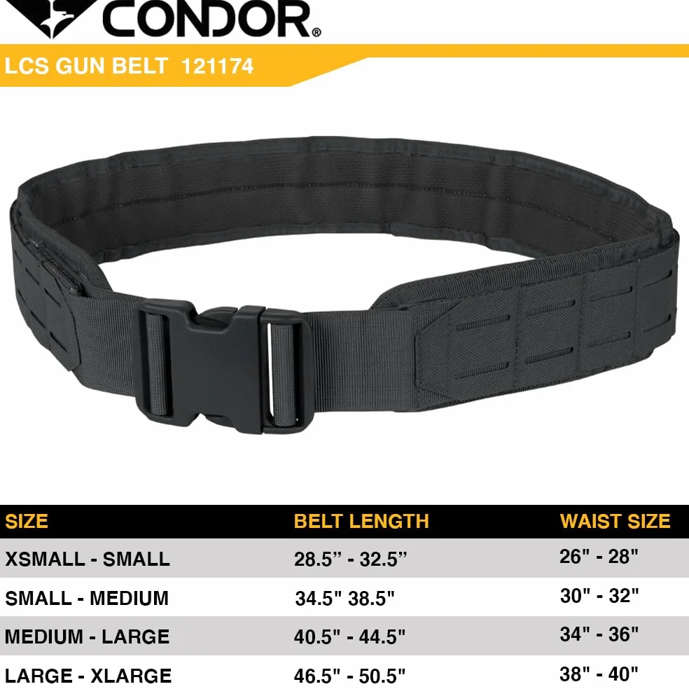 Condor LCS Tactical Range Belt