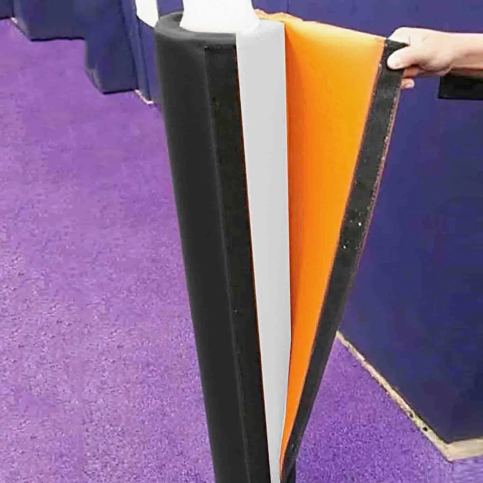 Cubierta de columna impermeable para postes de sótano y aros de baloncesto, acolchado de poliuretano duradero para mayor protección y seguridad, ideal para postes de toldo y equipos deportivos
