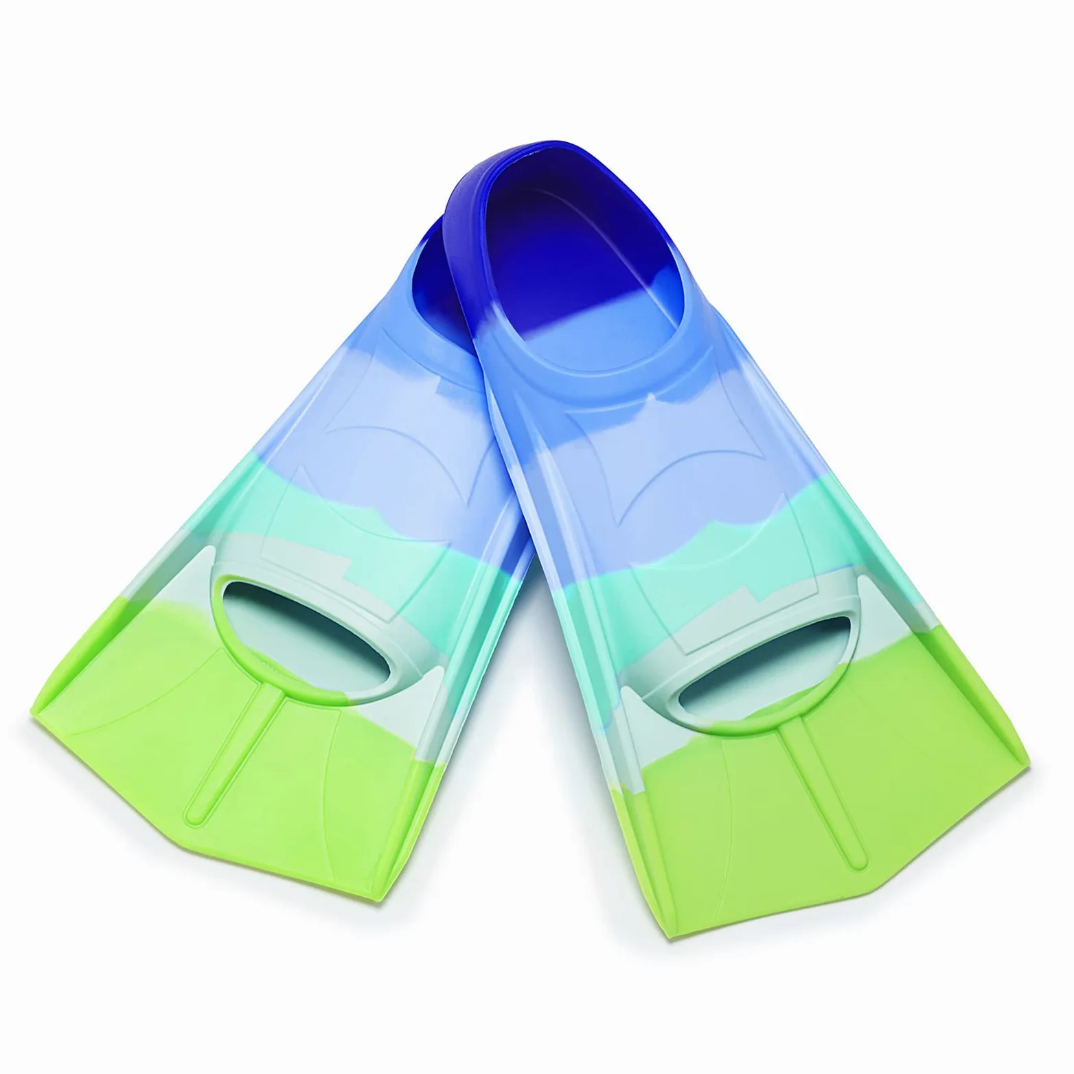 Aletas de natación para niños, aletas cortas para jóvenes, aletas de natación, aletas de entrenamiento de natación para natación, para niños, niñas, niños principiantes