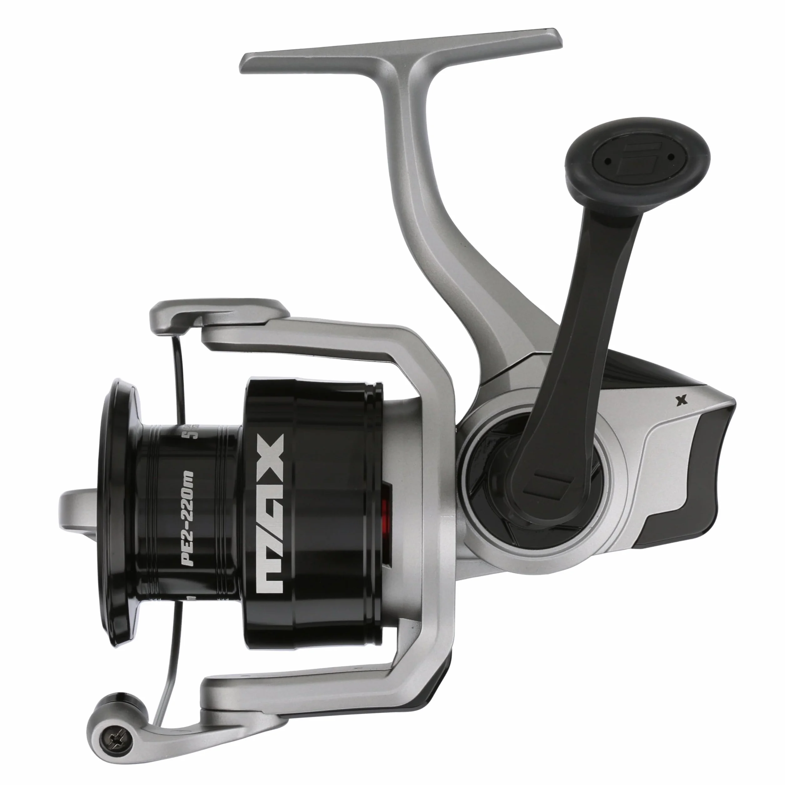 Abu Garcia MAX X Carrete Giratorio | Cuerpo de Grafito con Sistema de Arrastre Suave para Todos los Pescadores | De Agua Dulce y de bajura para Bass, Lucio y Trucha | Ambidiestra | Varios tamaños