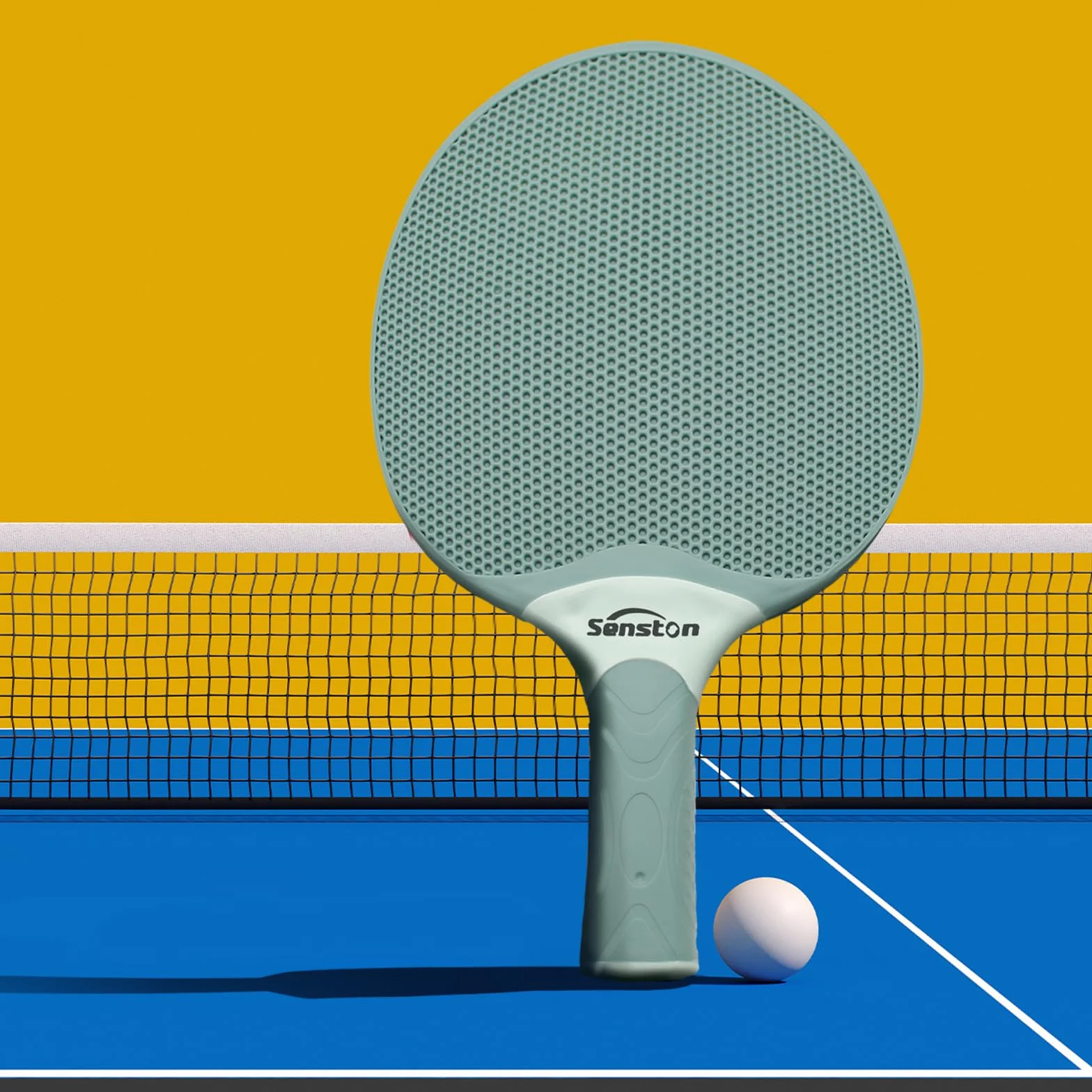 Senston Palas Ping Pong- Equipamiento Esencial para Amantes del Deporte, Raquetas Ping Pong con 3 Pelotas