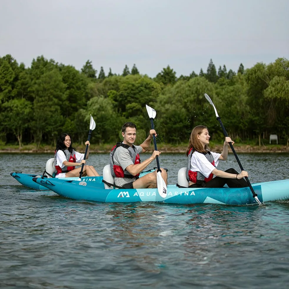 Aqua Marina Betta 412 - Kayak inflable para 2 personas, 412 cm, barco de canoa
