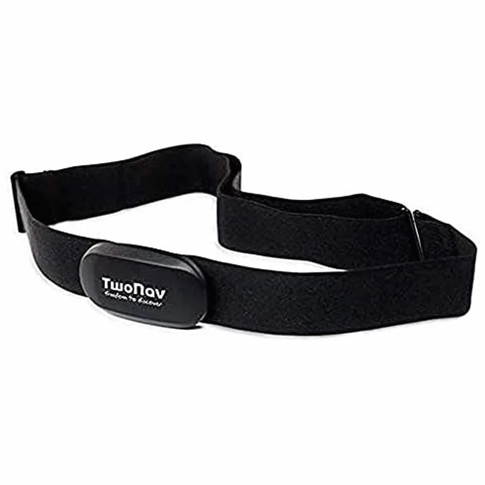 TwoNav - Pulsómetro Pecho de Deporte Compatible con GPS y Movil, Conectividad Ant+™ y Bluetooth® Smart, Negro