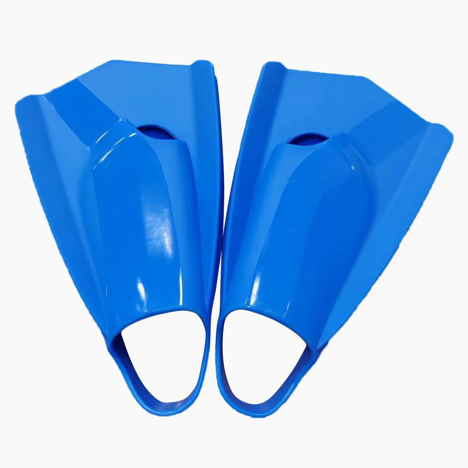 Cómodas aletas de buceo cortas tamaño viaje aletas de entrenamiento de natación de silicona para bucear natación