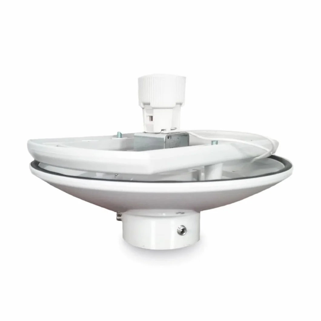 Policarbonato Base Iluminación Globo Boca 17/19 cm E-27 Blanco Exterior