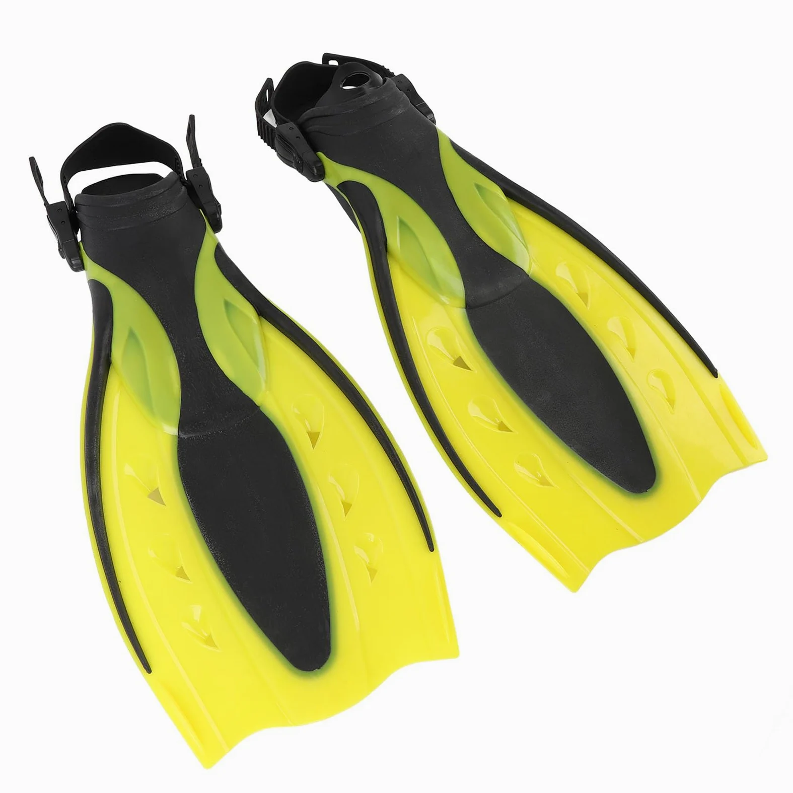 Bnineteenteam Aletas de Natación, Cómodas Aletas de Buceo Cortas de Goma con Eficiencia de Patada Mejorada para Bucear y Entrenar (M)