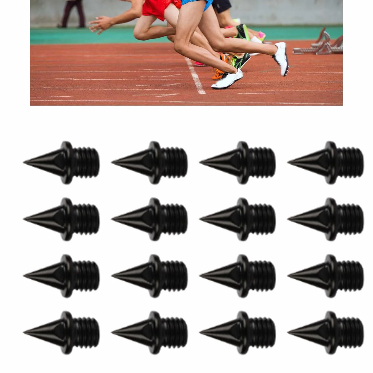 16 picos de repuesto para pista y campo, de aleación, para deportes, correr, pista Sho