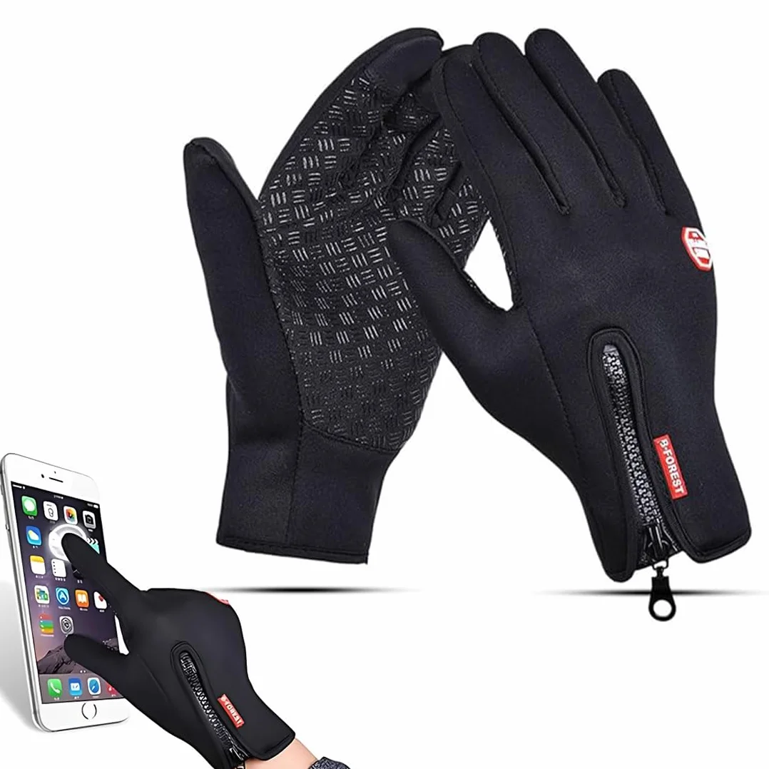 Guantes Equitacion De Equitación De Mujer De Cuero Sintético Guantes De Ciclismo Para Hombre Y Mujer,L