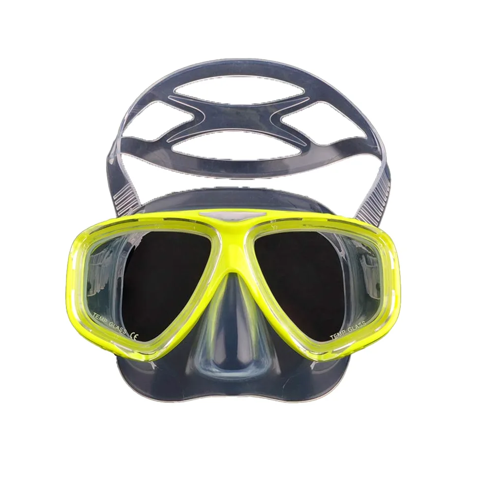 Máscara de Buceo para natación Adultos Máscara de Buceo antivaho Gafas de natación Equipo de Snorkel Gafas de Buceo de Vista Amplia con Tubo de respiración