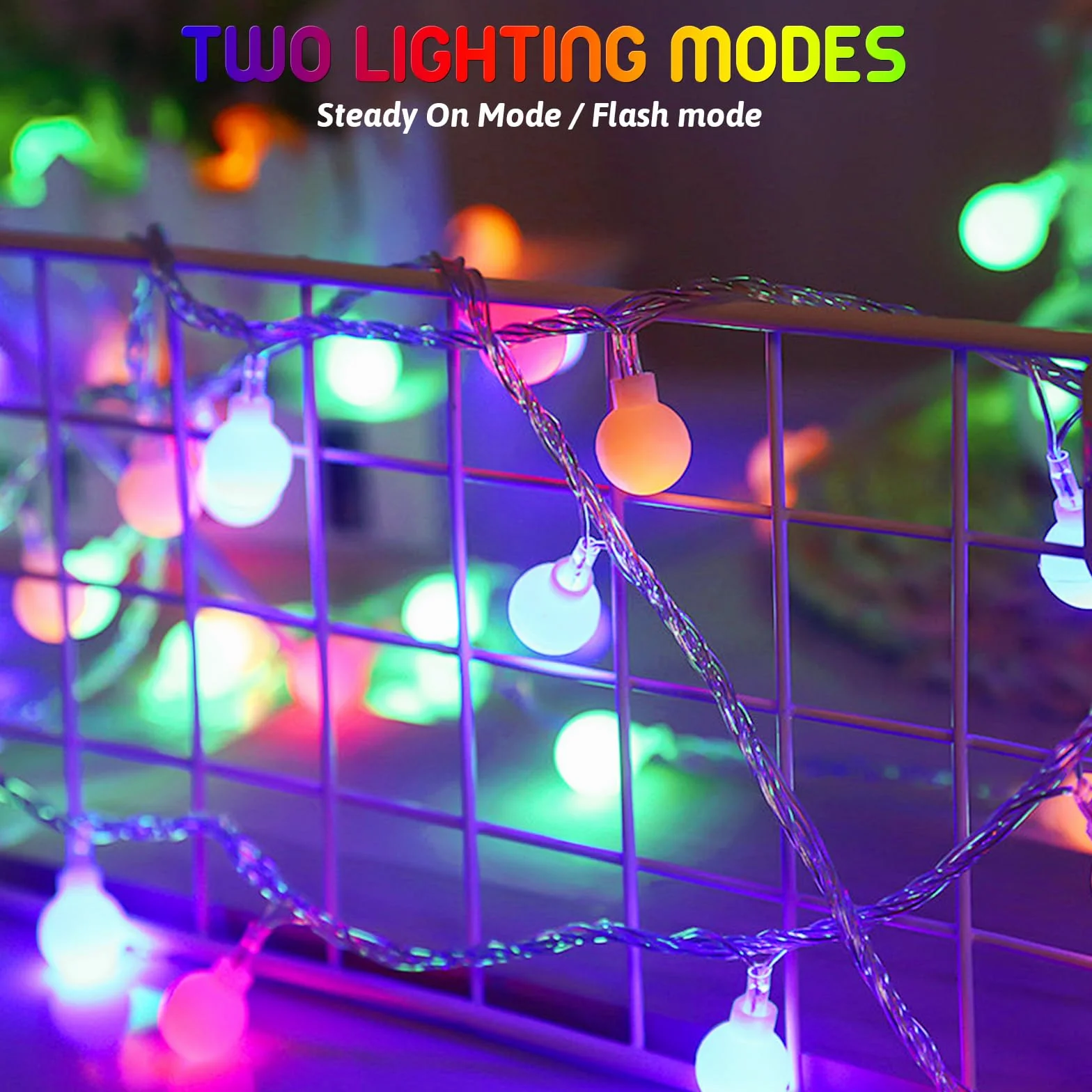 A.bigwhale Guirnalda Luces LED 30 Bola Cadena Navidad 3M Multicolor