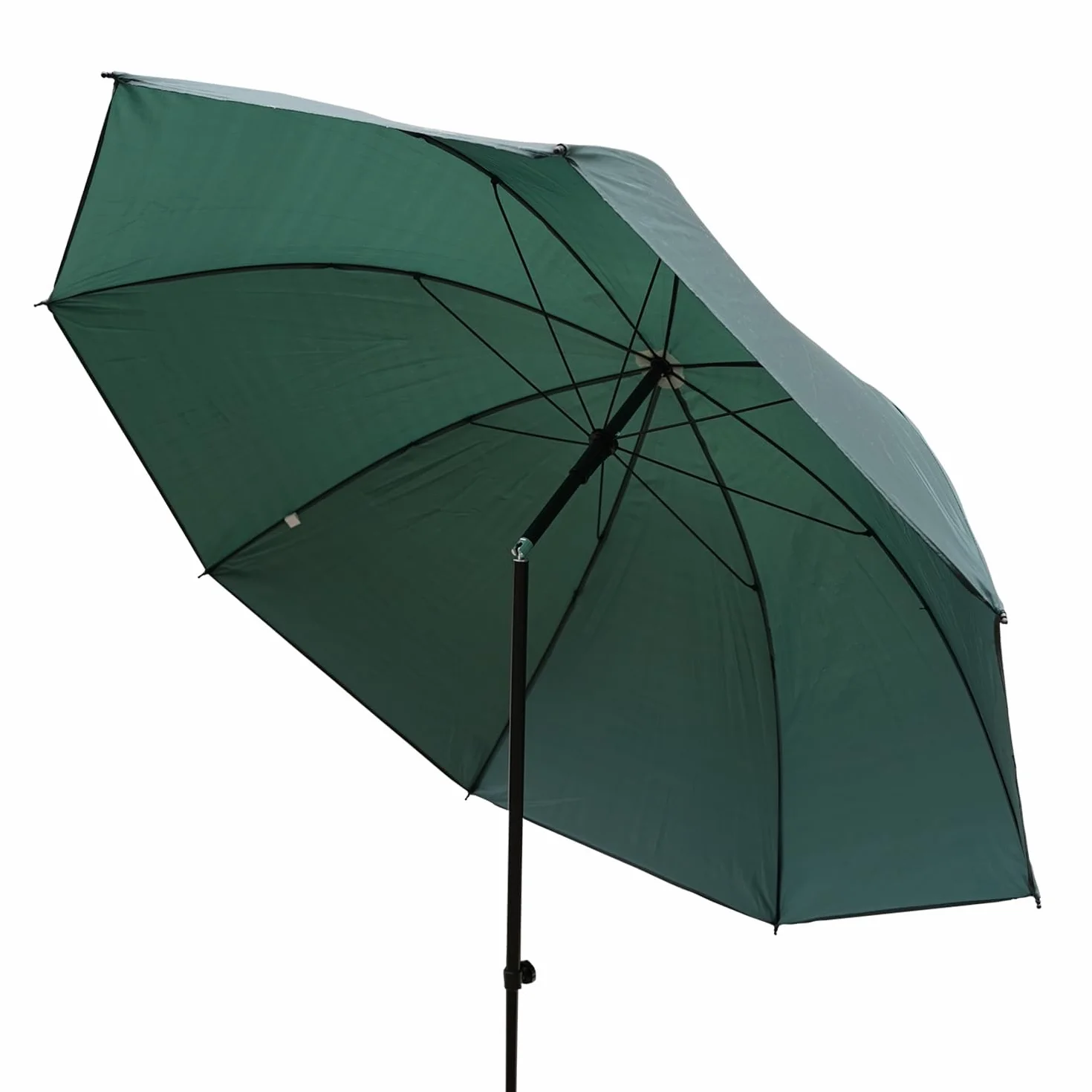 Paraguas de pesca de 200 cm - plegable - paraguas de peces, verde, paraguas - Brolly - poste de 200 cm - verde