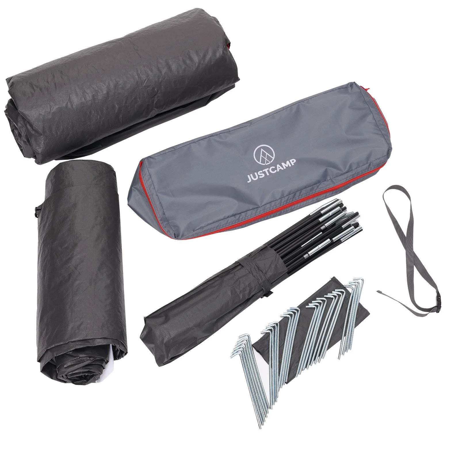 JUSTCAMP Lake 4 Tienda de Campaña Familiar 4 Personas (470 x 230 x 190 cm)