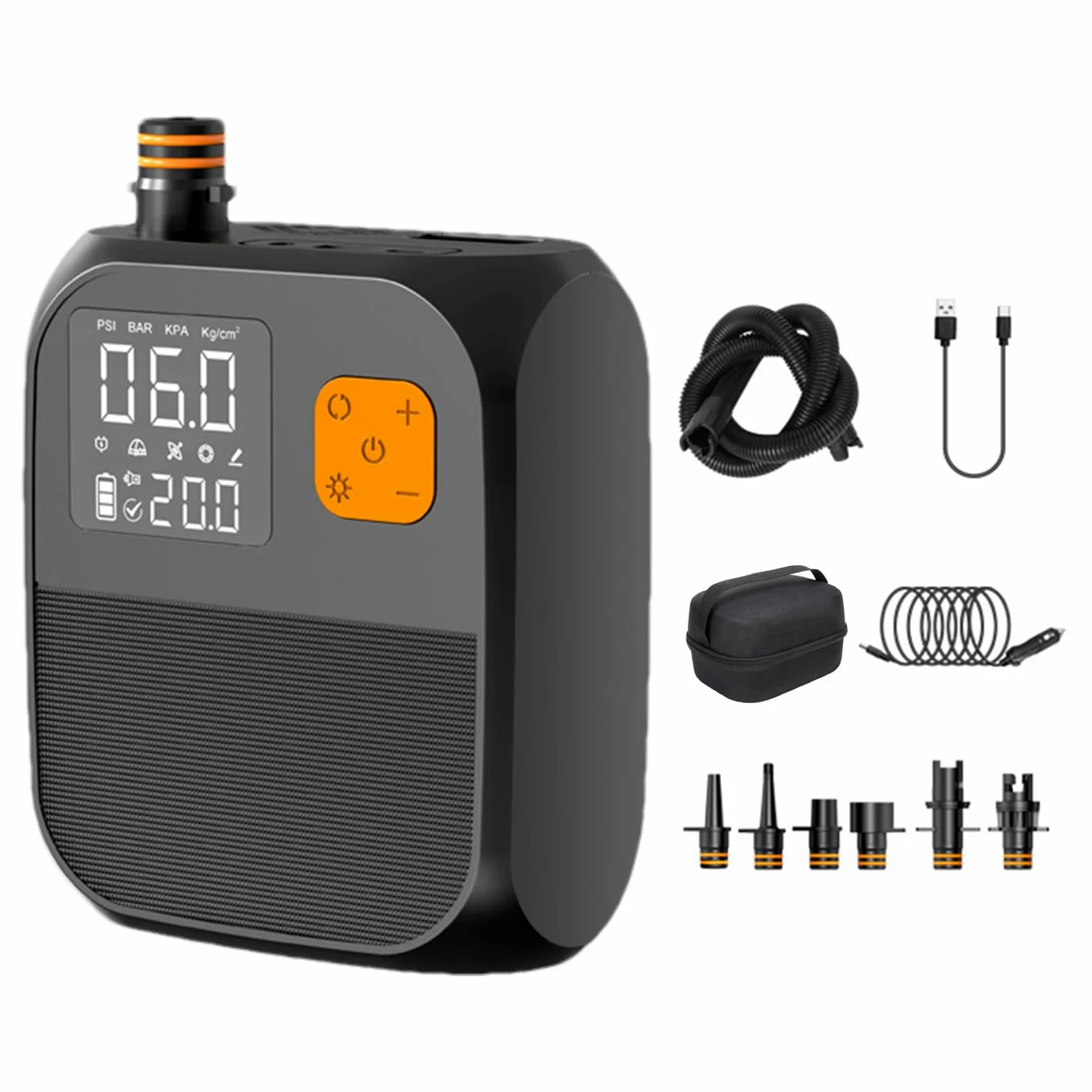 Compresores de Aire inalámbricos – 25 PSI Paddle Board Bomba de Aire | eléctrica | Bomba eléctrica | Kayak | Compresor portátil inalámbrico, eléctrico, camas de colchón para acampar al aire libre