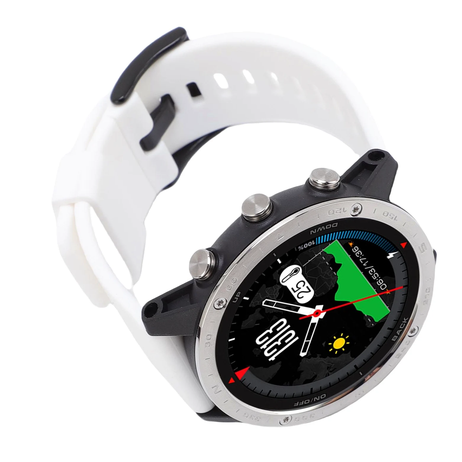 Drfeify Reloj de Buceo con Sensor de Profundidad | Clasificación de Agua de 50 M para Natación, Carcasa de Aleación de Ti, Notificaciones Inteligentes, Batería de Larga
