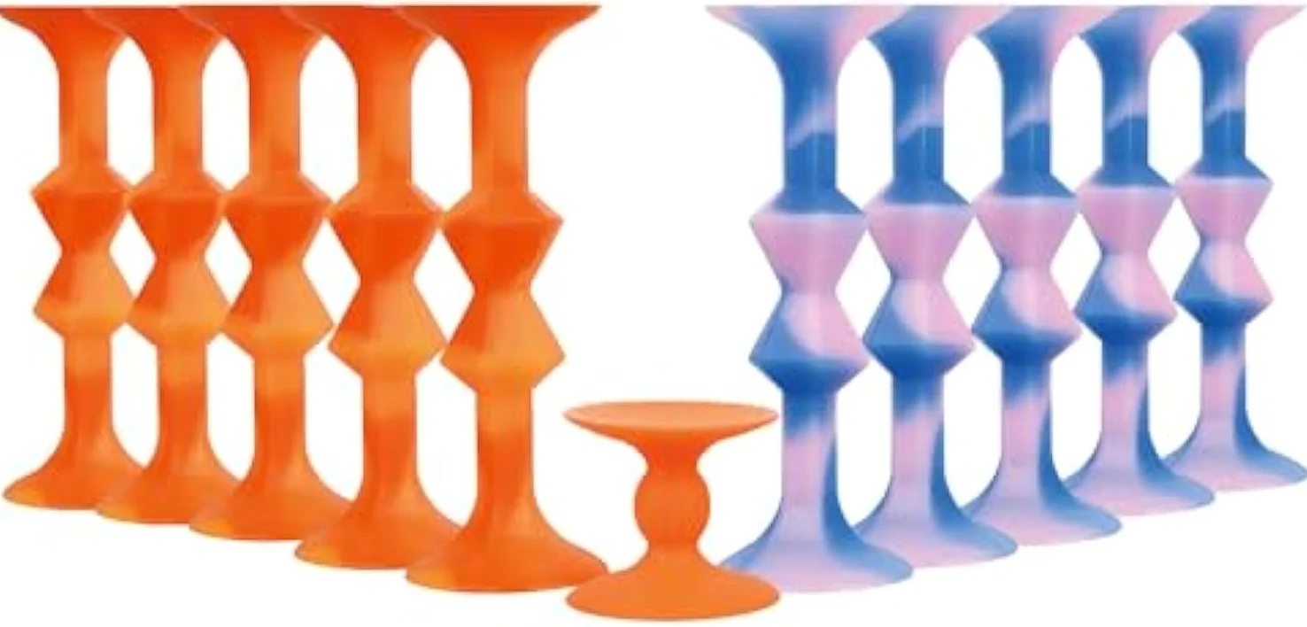 PARTYGEARS Juego de dardos de silicona con ventosa, mezcla de colores, taza suave, juego de pictionary para fiestas familiares