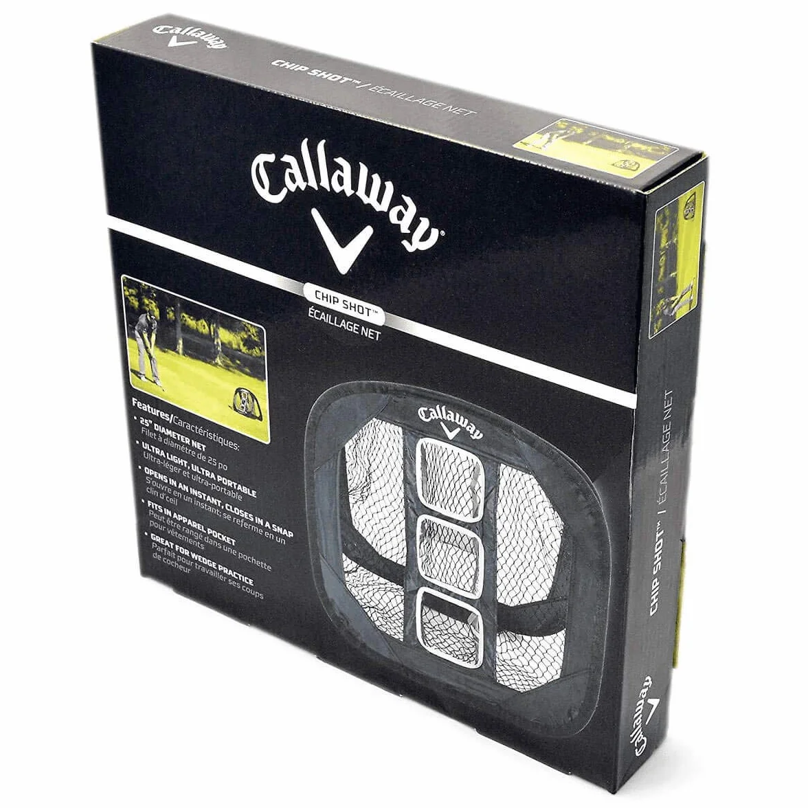 Callaway Chip Shot - Red de Golf, Color Negro, 66 x 66 cm