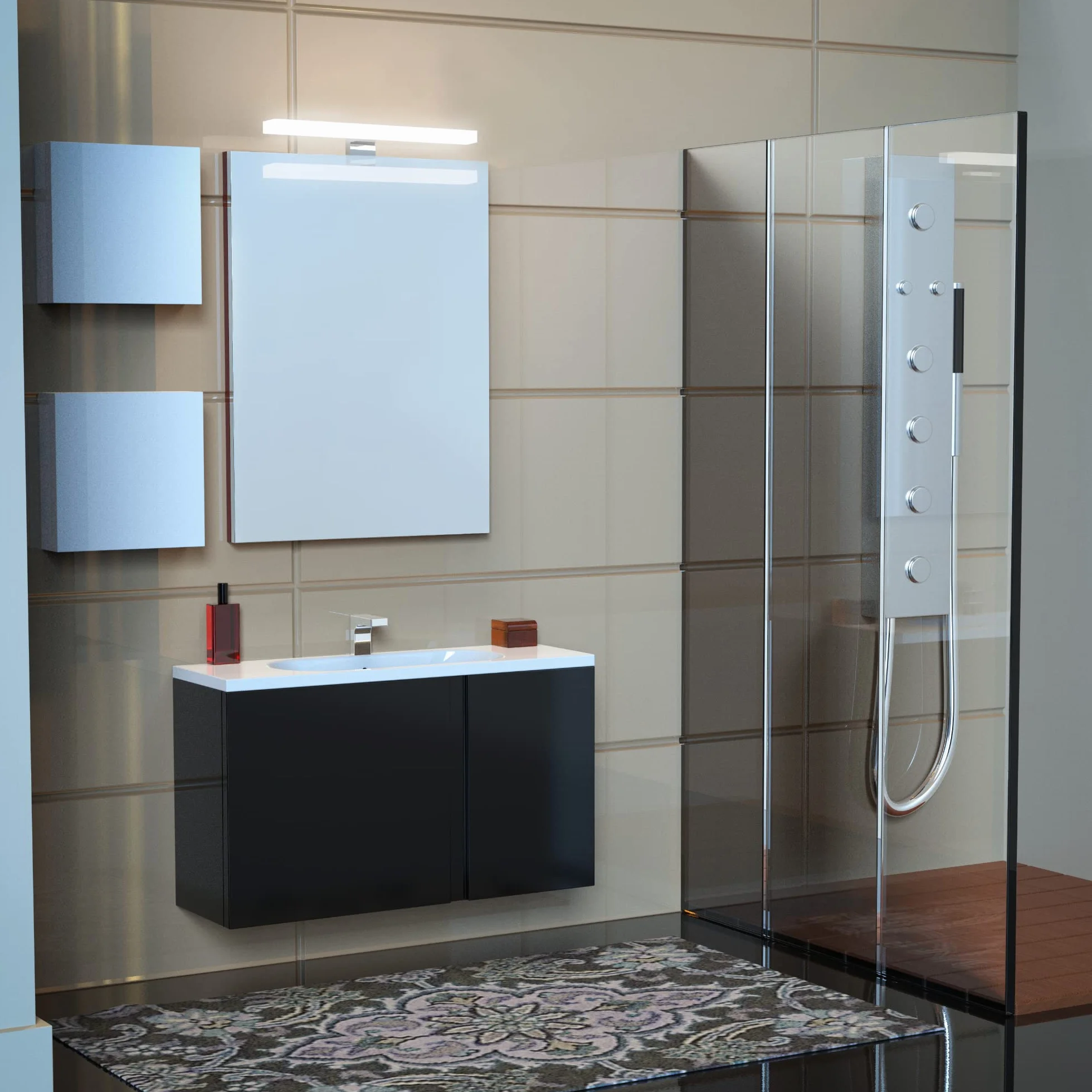 Kalb Lámpara de baño LED 230V 300mm blanco neutro