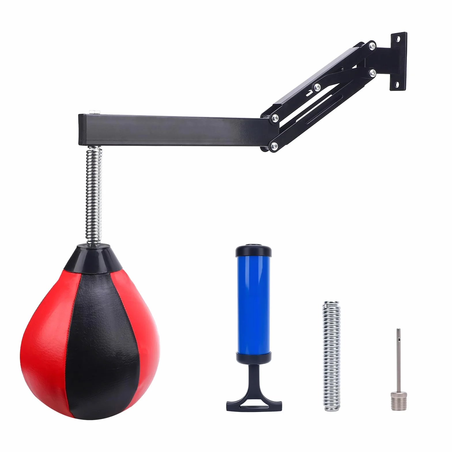 Bolas de velocidad de boxeo, bolas de expansión, bolas de velocidad ajustables para colgar en la pared, bolsa de boxeo para adolescentes y adultos para entrenamiento en el gimnasio en casa, del