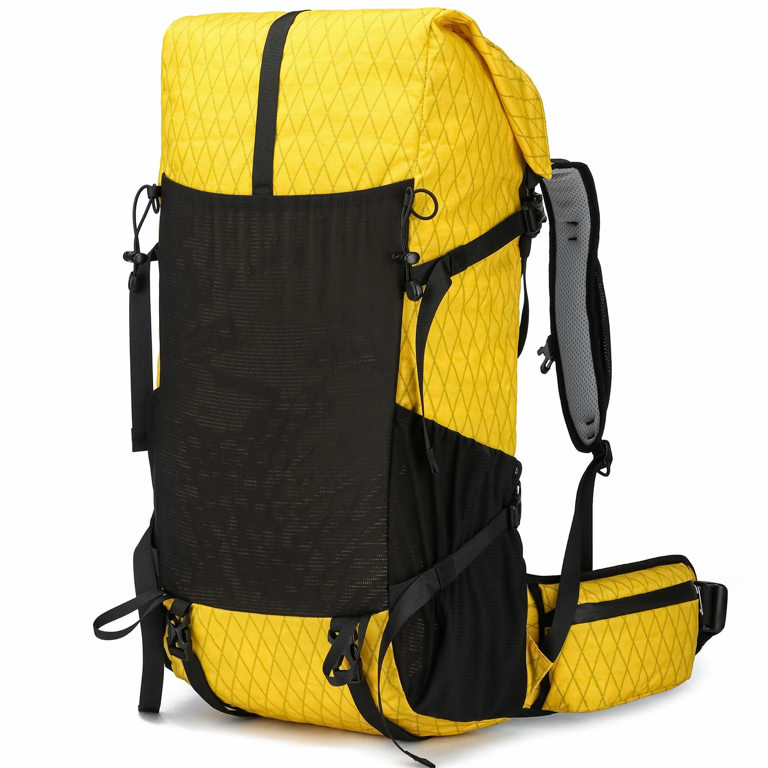 Mochila de senderismo, 40 L a 50 L, bolsa de senderismo de gran capacidad, mochila de camping con marco interno, mochila deportiva ligera X-PAC mejorada, mochila de viaje para escalada de montaña y