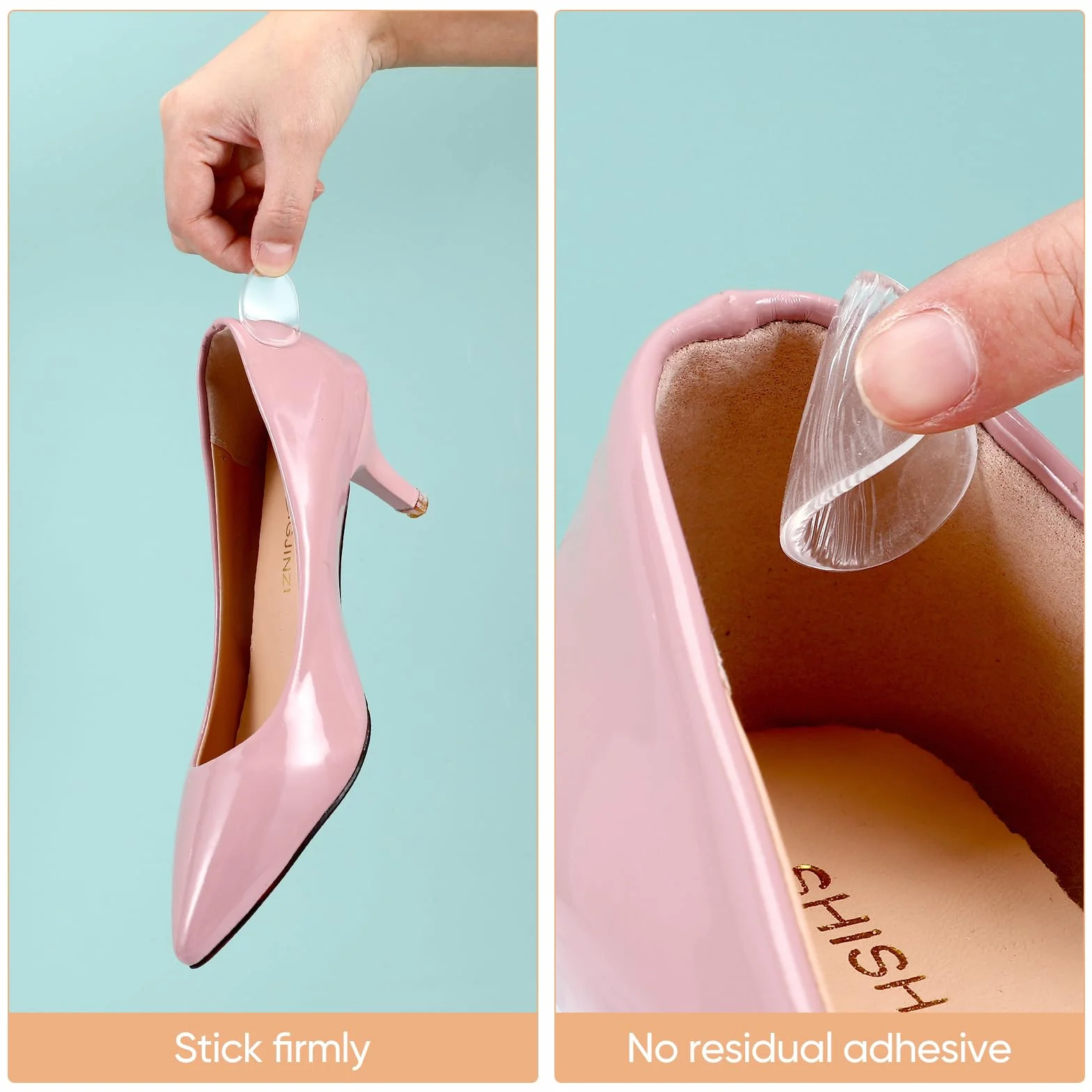 Almohadillas de gel transparente para zapatos de tacón de mujer, antidesgaste, protectores de pies, 6 pares