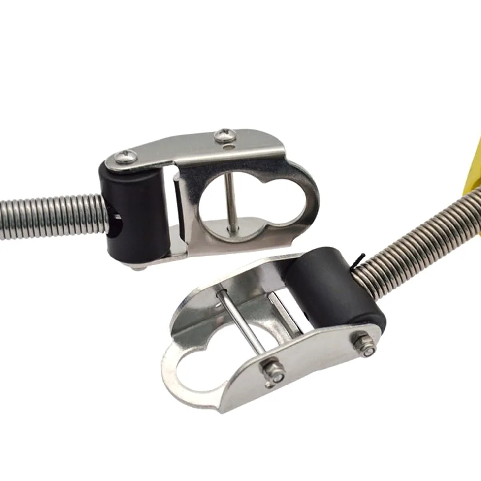 Juego de correas de aleta de buceo profesional, 2 piezas, con fuerte resistencia al agua de mar, hechas de acero inoxidable 304 para un rendimiento fiable en deportes acuáticos