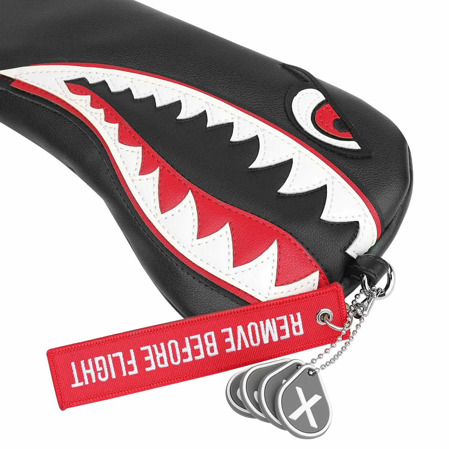 Funda para palo de golf Flying Tiger Warshark para palo de golf disponible para conductor/Fairway/Hybird (funda Hybird)