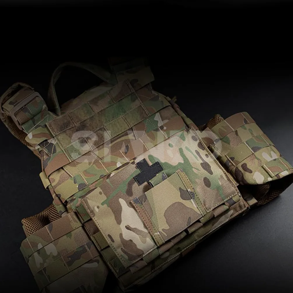 Bolsa táctica militar Molle IFAK para exteriores, airsoft, caza, kit de primeros auxilios de emergencia médica, bolsa EMT, chaleco MOLLE cinturón, accesorio de mochila