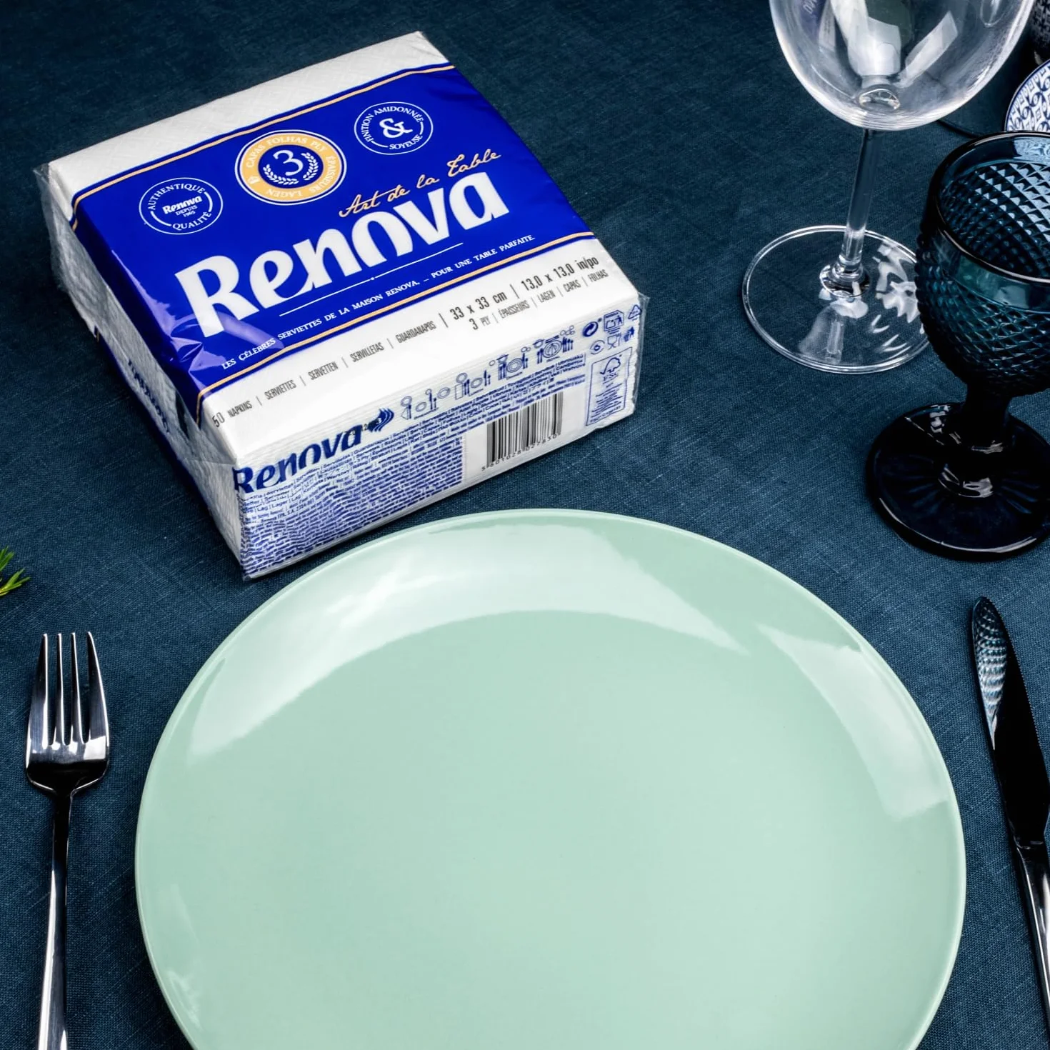 Renova Servilletas De Papel Art De La Table 50 Servilletas 3 Capas